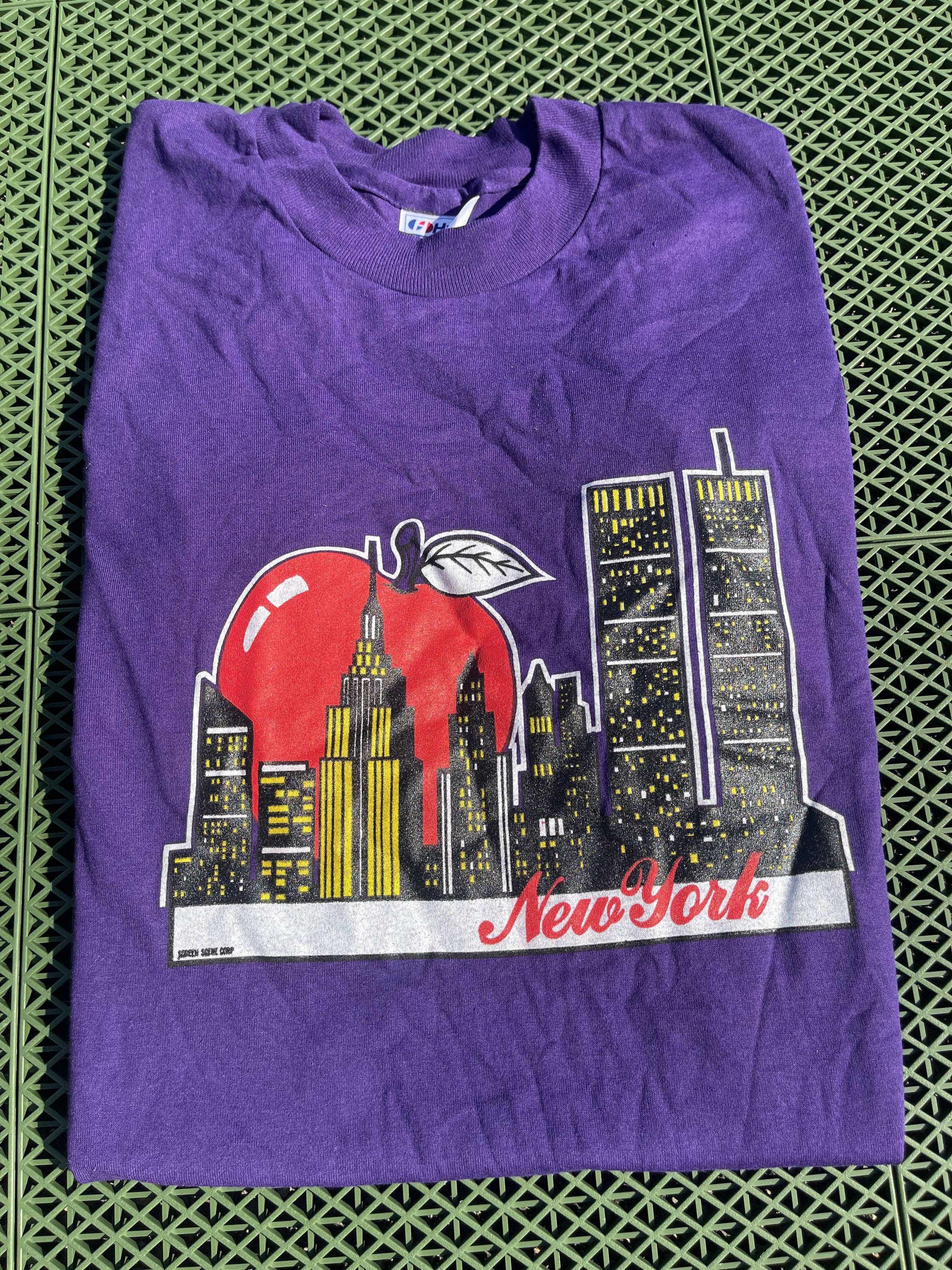 Vintage Twin Towers 90's New York City Vintage NYC T-Shirt Size US M / EU 48-50 / 2 - 2 Thumbnail