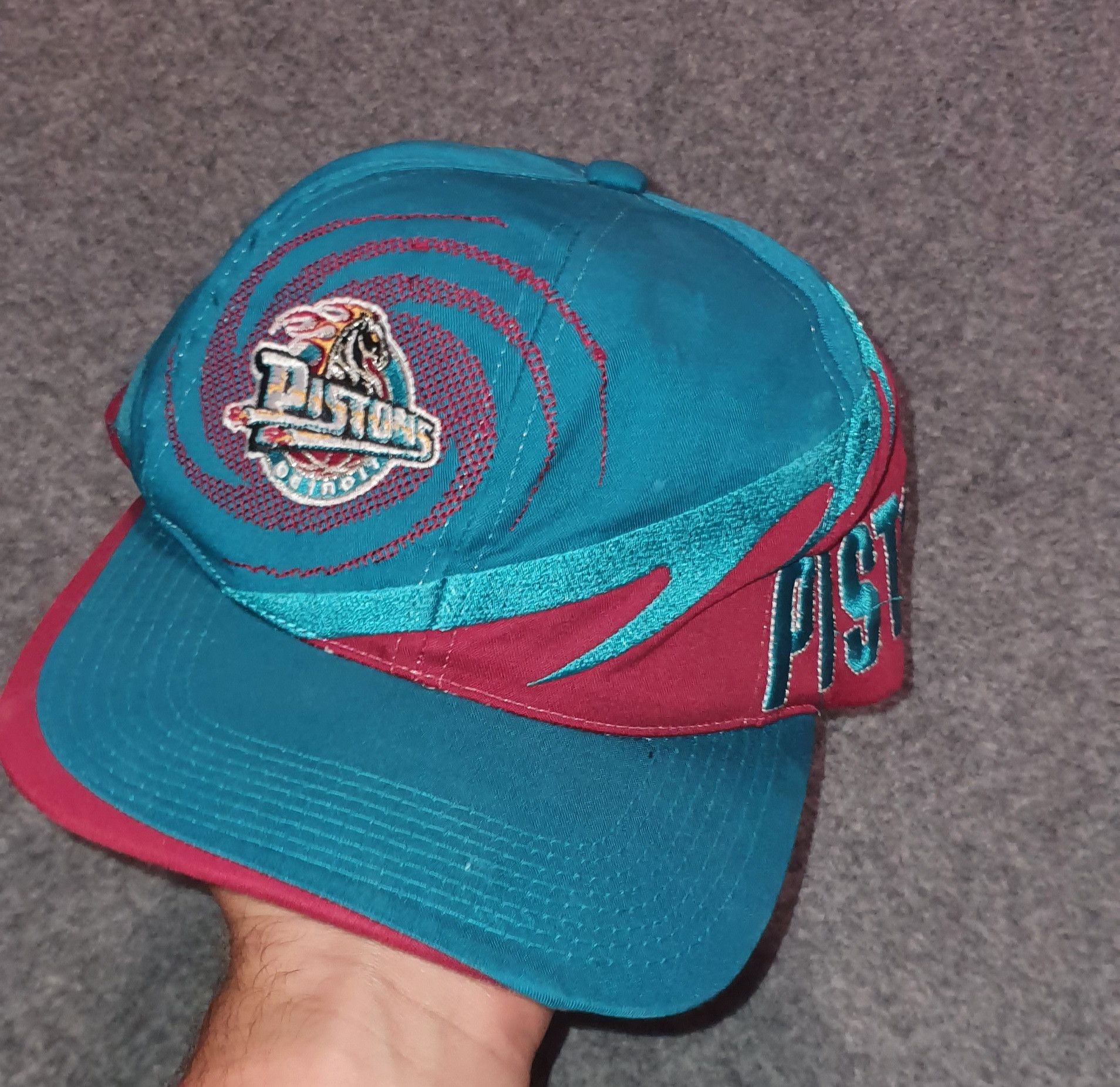 Other Vintage 90s Detroit Pistons Snapback Adjustable Embroidered Size ONE SIZE - 1 Thumbnail