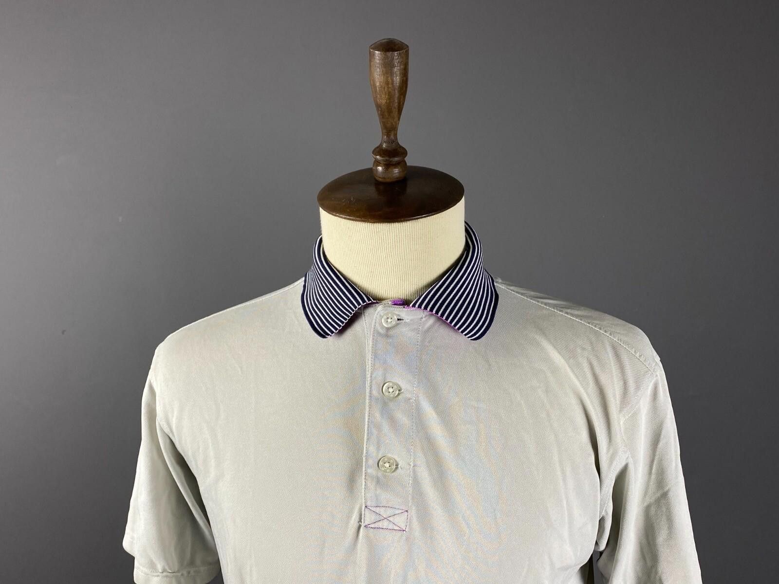Fjallraven FJ Foot Joy Gray Nylon Sport Short Sleeve Polo Shirt Size M Size US M / EU 48-50 / 2 - 2 Thumbnail