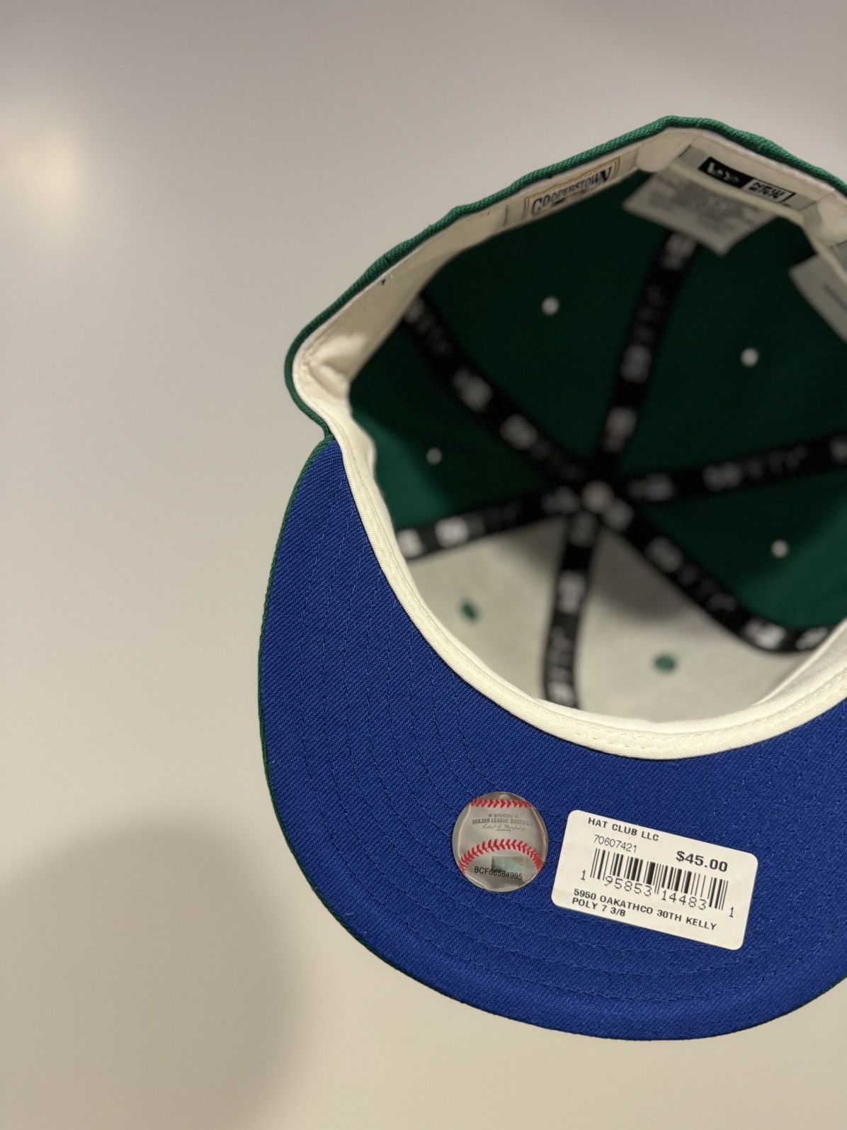 Hat Club × MLB × New Era Hatclub Exclusive Oakland Athletics Crosscheck 7 3/8 Size ONE SIZE - 4 Thumbnail
