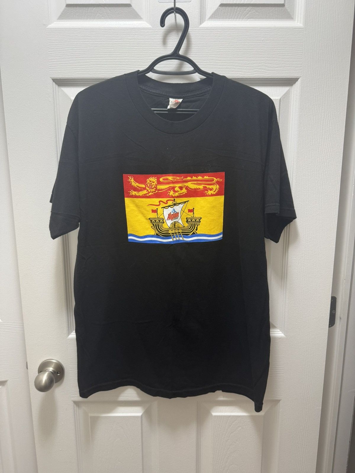 Alstyle Alstyle Alpine Beer New Brunswick Flag Canada Vintage RARE Size US L / EU 52-54 / 3 - 1 Thumbnail