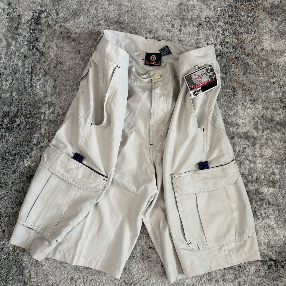 Burnside × Tripp NYC × Vintage Vintage Y2K burnside raver cargo shorts JNCO KIKWEAR style Size US 36 / EU 52 - 5 Thumbnail