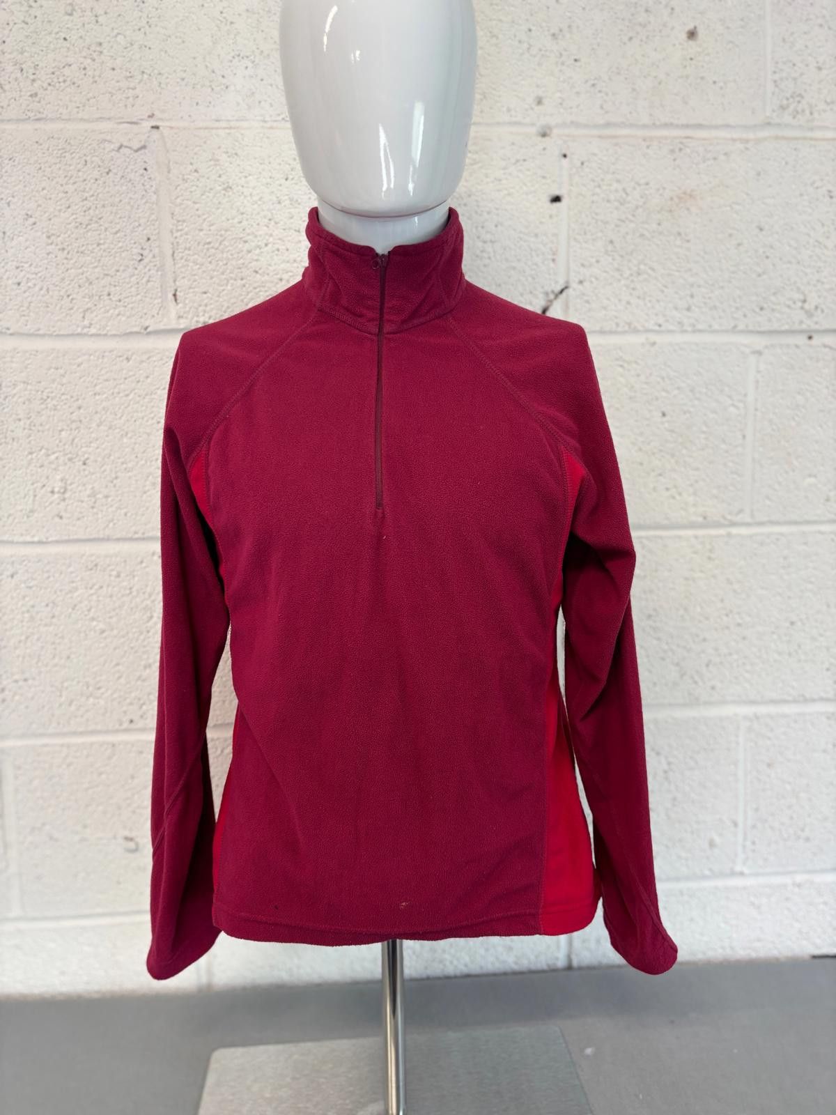 Berghaus Berghaus Burgundy Plain Women's 1/4 Zip Fleece Size 12 Size M / US 6-8 / IT 42-44 - 1 Thumbnail