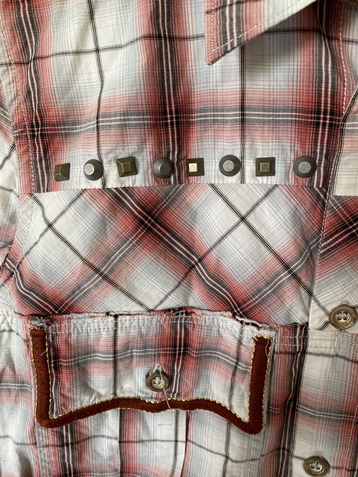 Marithe + Francois Girbaud 🔥🔥2000s MFG studs Shadow logo flannel Size US S / EU 44-46 / 1 - 7 Thumbnail