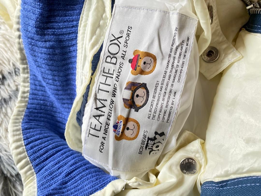 Vintage Vintage 90s 💥 Team The Box Bear Bomber Jacket style Size US M / EU 48-50 / 2 - 8 Thumbnail