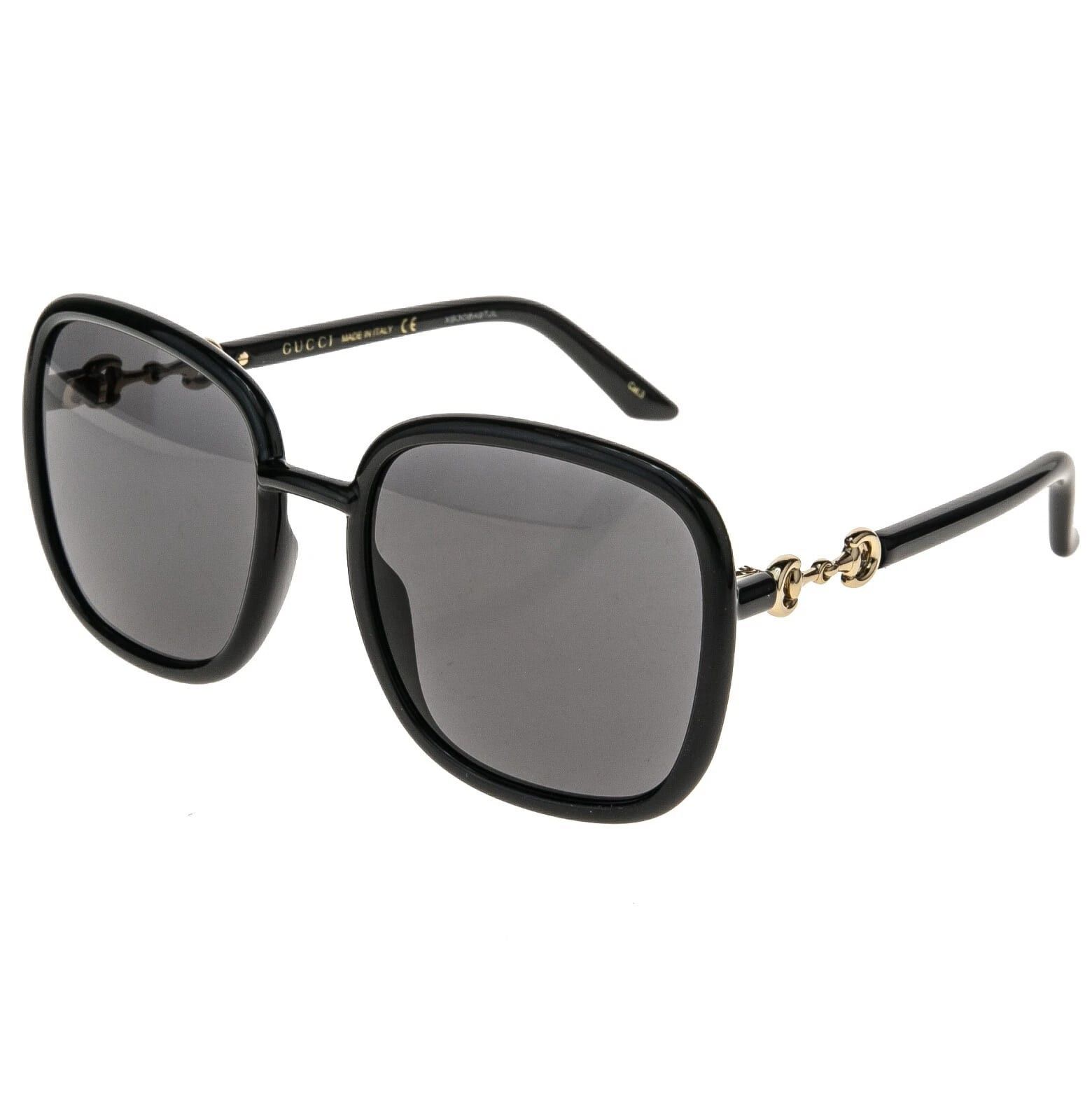 Gucci GUCCI Gg0893s Horsebit 0893 Gold 001 Fashion Sunglasses Size ONE SIZE - 9 Thumbnail