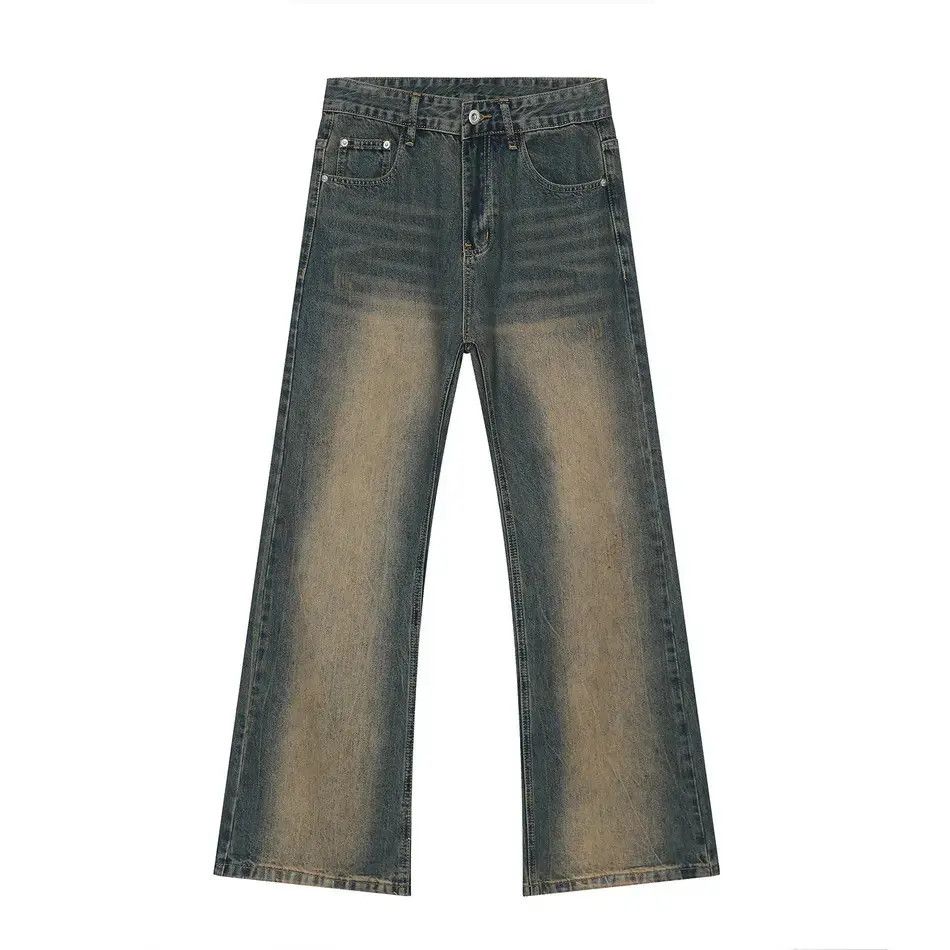 Japanese Brand Retro loose high street micro flared jeans Size US 32 / EU 48 - 5 Thumbnail