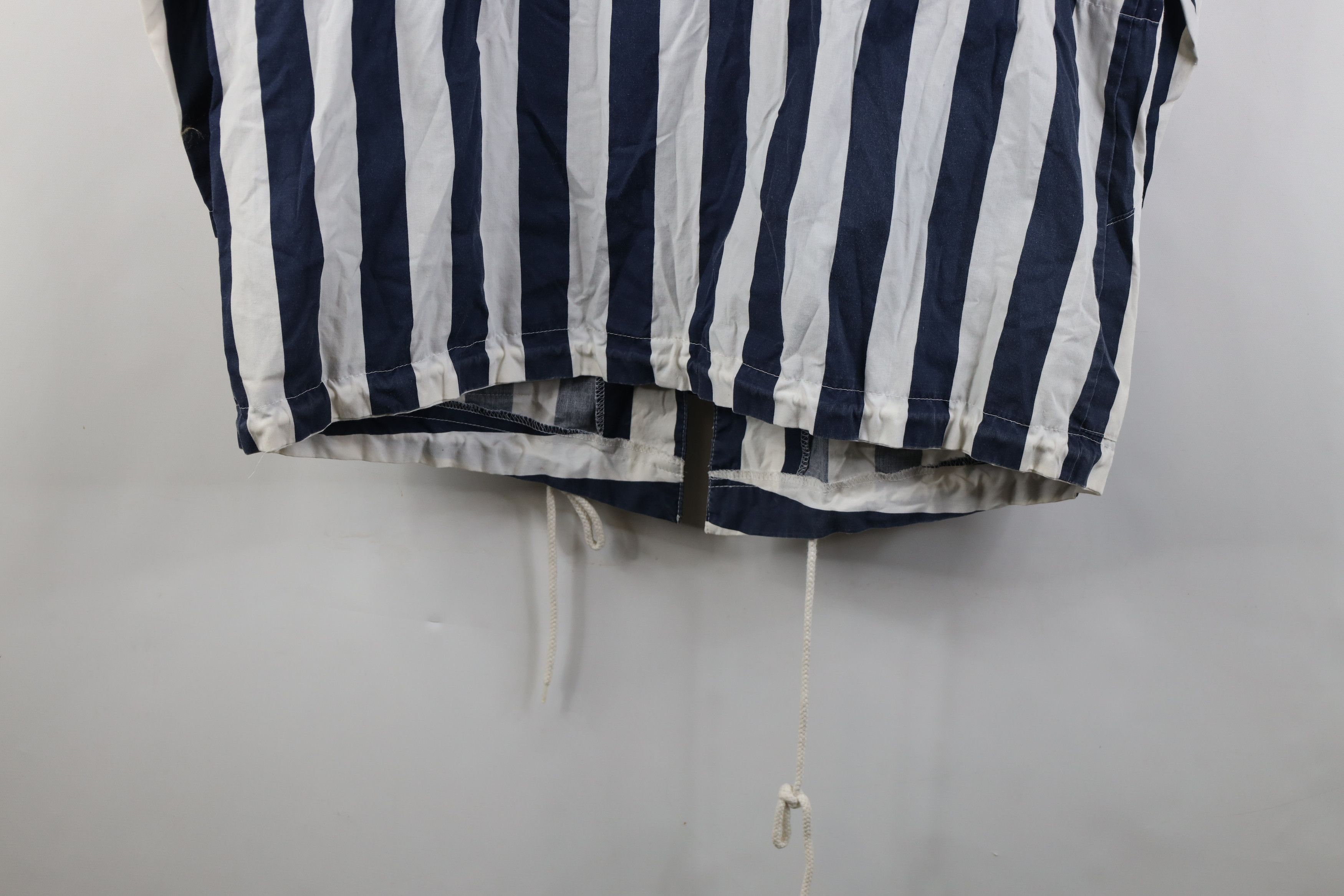 Vintage Vintage 90s Streetwear Striped Baggy Hooded Parka Jacket Size M / US 6-8 / IT 42-44 - 16 Thumbnail
