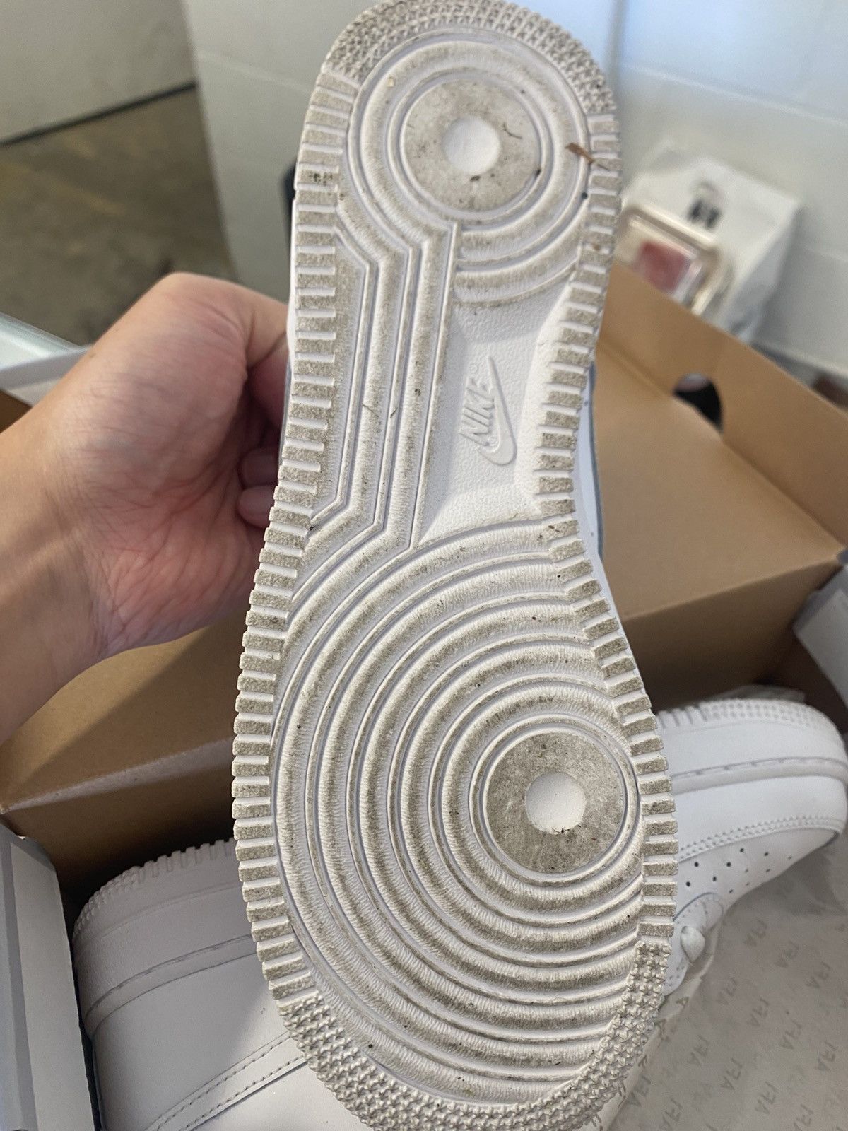 Nike Nike Air Force 1 White Size US 7 / EU 40 - 5 Thumbnail