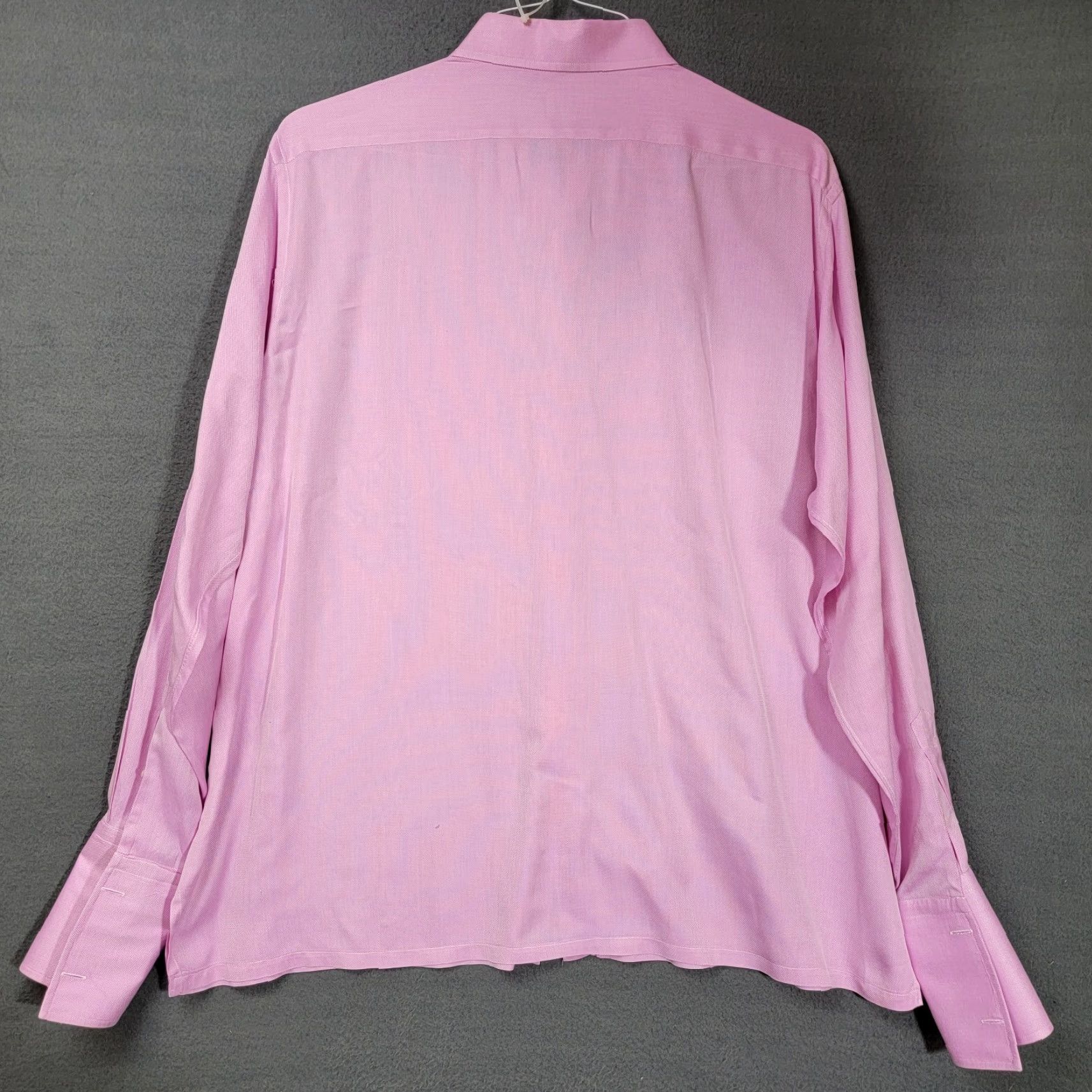 Hamilton Hamilton Shirt CO. Mens XXL Button-Down Long Sleeve Pink 1883 Flip Cuff Vintage: No Mens Size US XXL / EU 58 / 5 - 4 Thumbnail