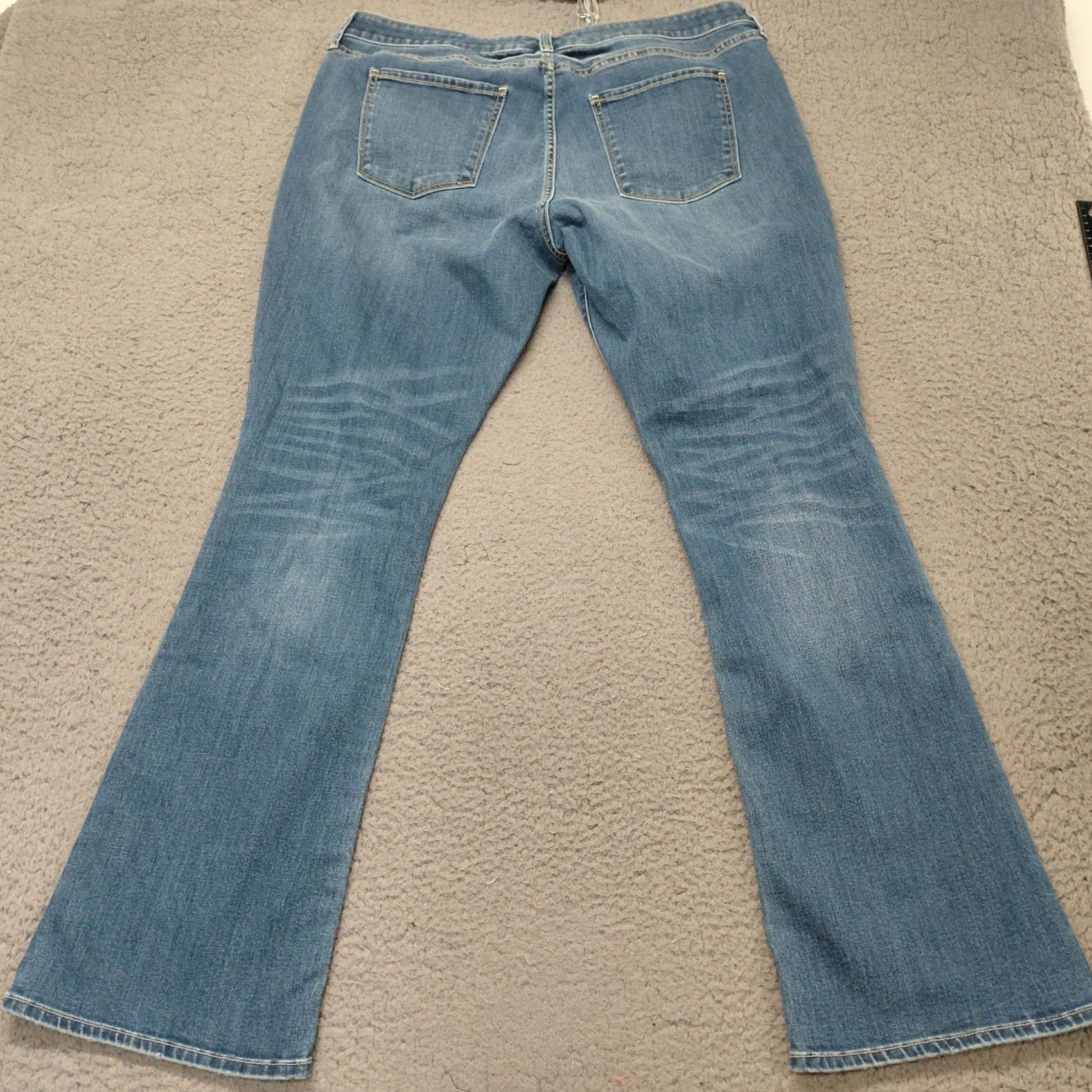 Vintage Arizona Jean Co. Jeans Womens Size 19 Blue Bootcut Flare Cowgirl Rodeo Biker.... Jeans Size 40" / US 18 - 2 Thumbnail