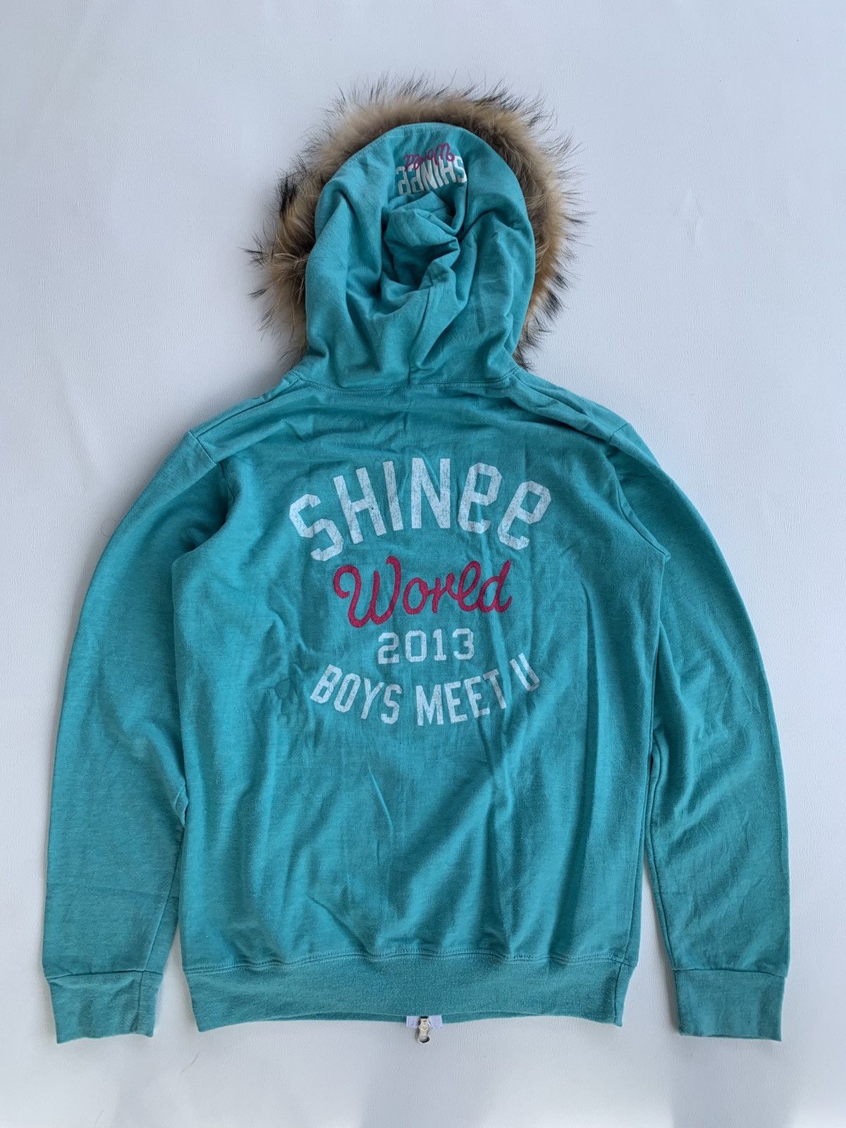 Other Shinee World Boys Meet U Zip Up Faux Fur Hoodie Size US M / EU 48-50 / 2 - 8 Thumbnail