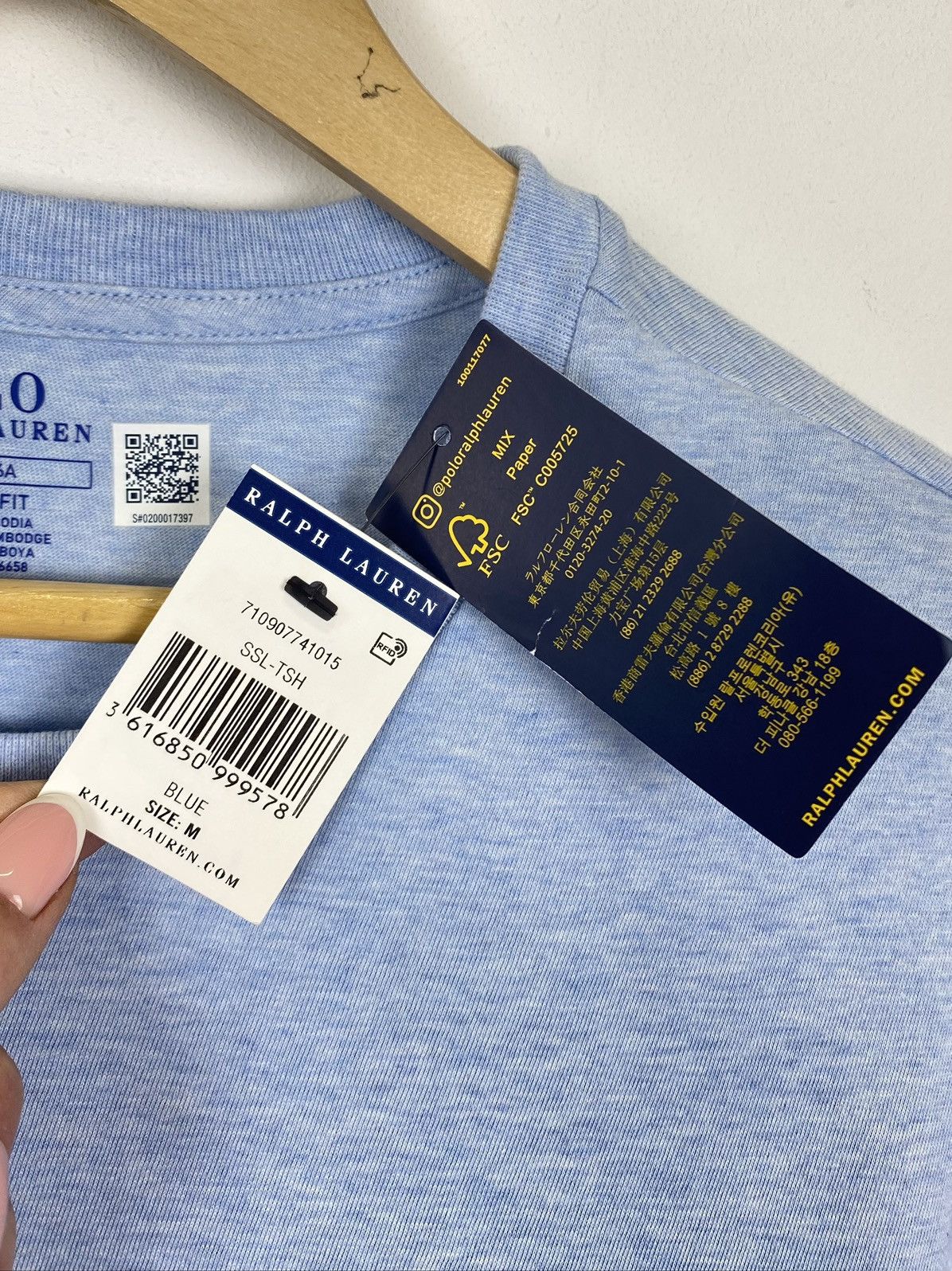 Polo Ralph Lauren NWT Polo Ralph Lauren Classic Fit Blue T-Shirt Men’s Size M Size US M / EU 48-50 / 2 - 4 Thumbnail