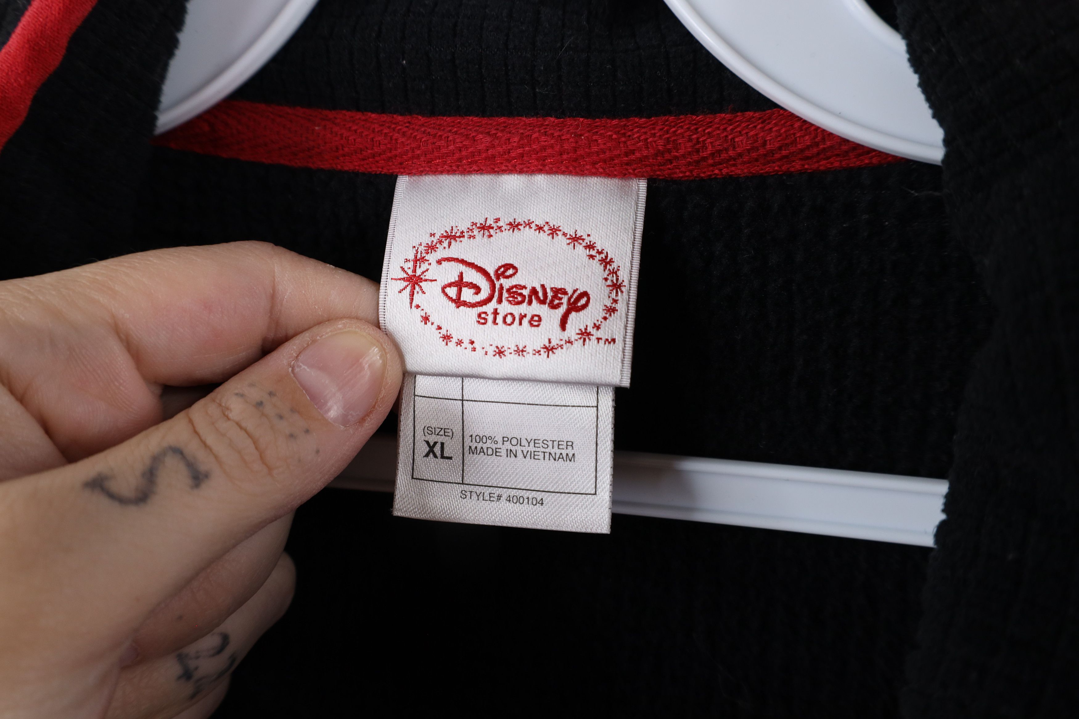 Disney × Vintage Vintage Disney Mickey Mouse Half Zip Fleece Sweater Size ONE SIZE - 5 Thumbnail