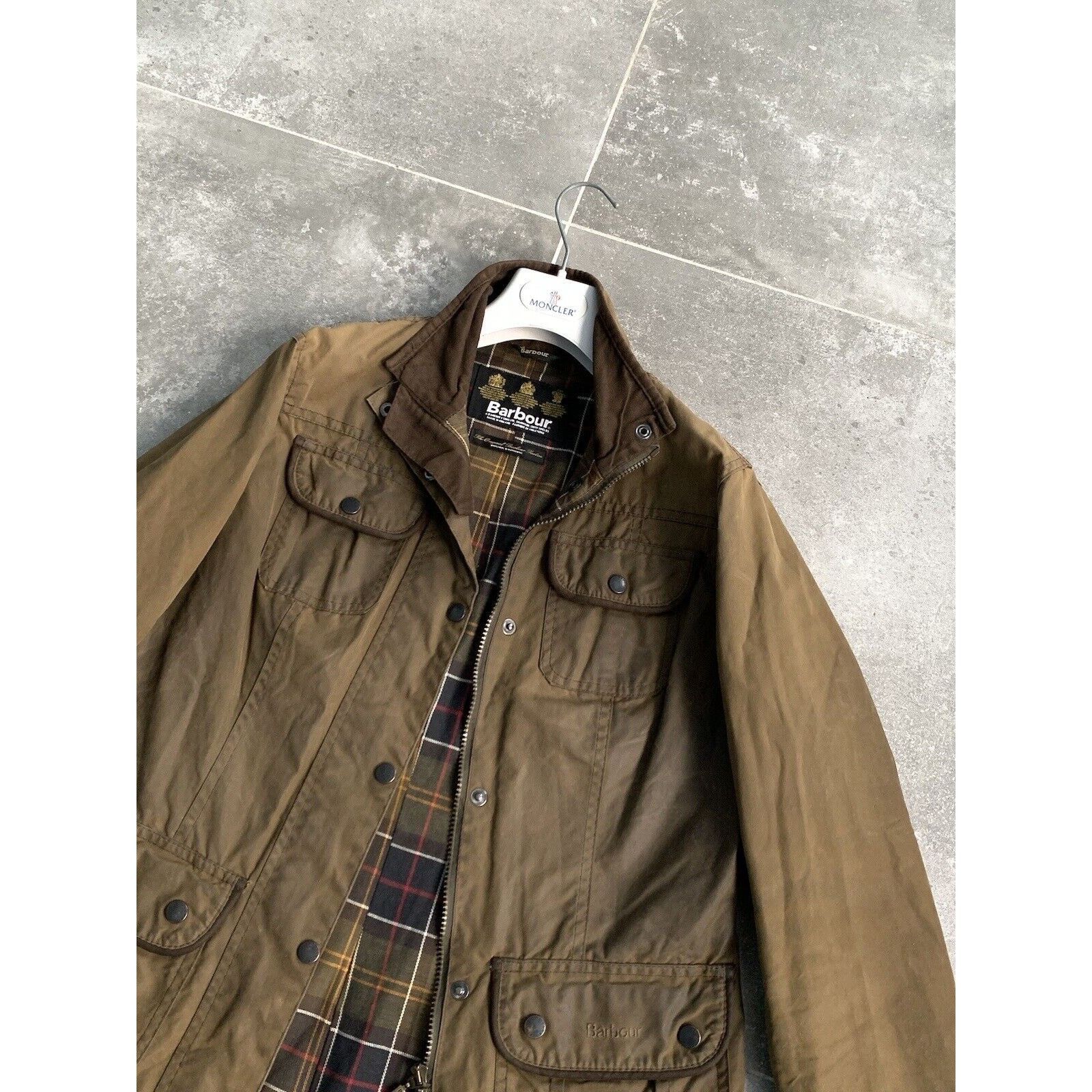 Barbour Women's BARBOUR UTILITY WAX Jacket Coat UK 12 US 8 EU 40 M Size M / US 6-8 / IT 42-44 - 10 Thumbnail