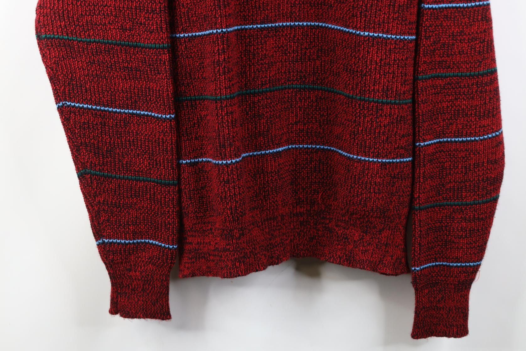Vintage Vintage 90s Streetwear Chunky Ribbed Knit Crewneck Sweater Size L / US 10 / IT 46 - 3 Thumbnail