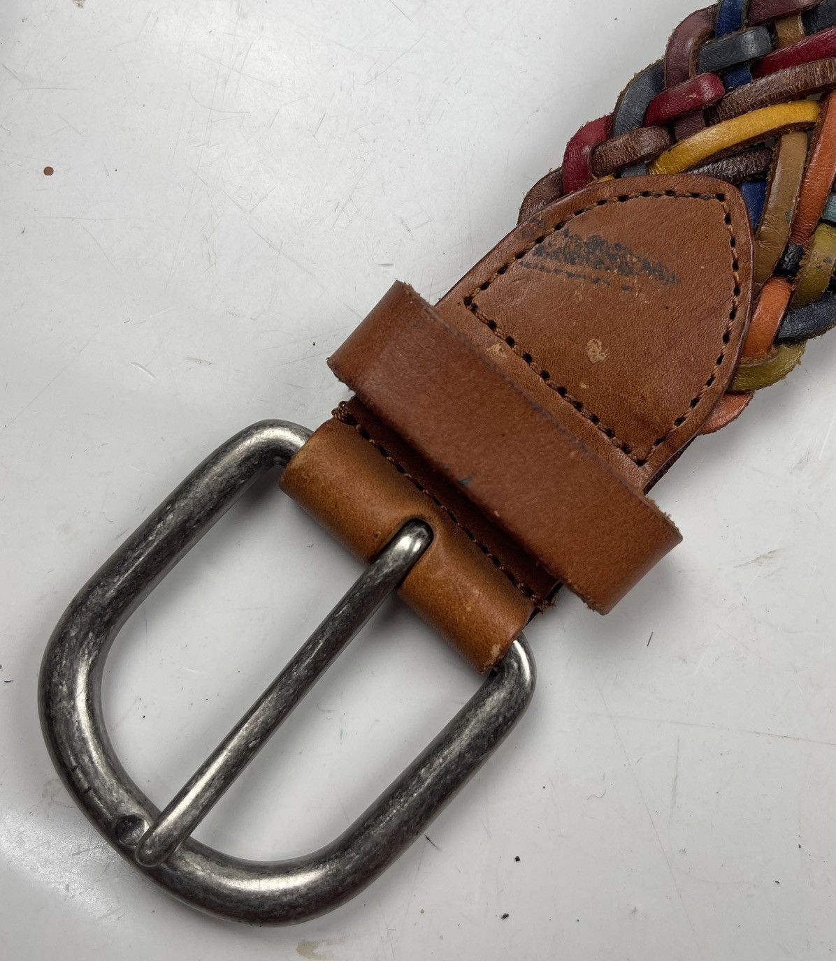 Seditionaries super rare multicolour leather belt tc43 Size 36 - 9 Thumbnail