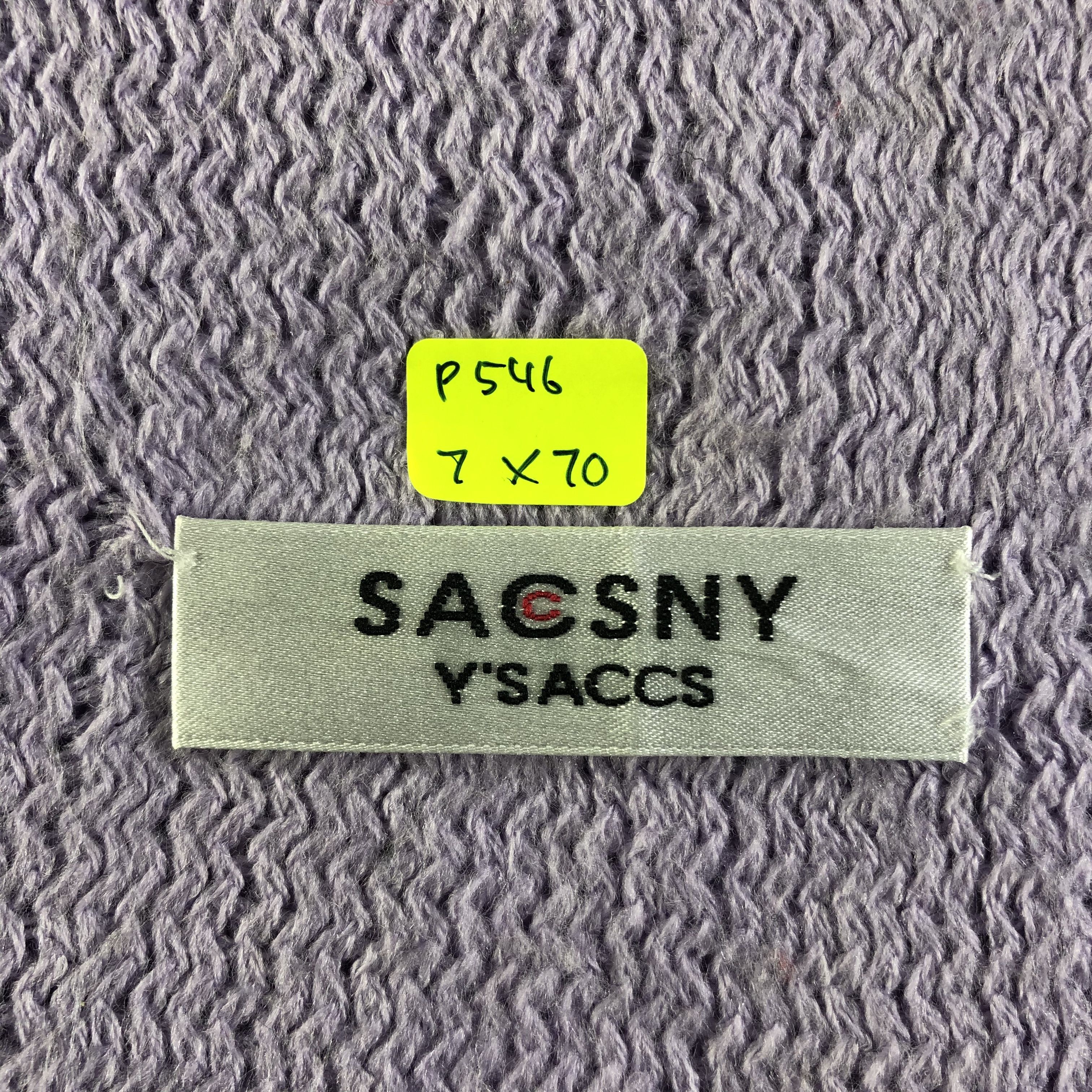 Yohji Yamamoto Sacsny Y's Accs Scarf / Muffler / Neckwear P546 Size ONE SIZE - 6 Thumbnail