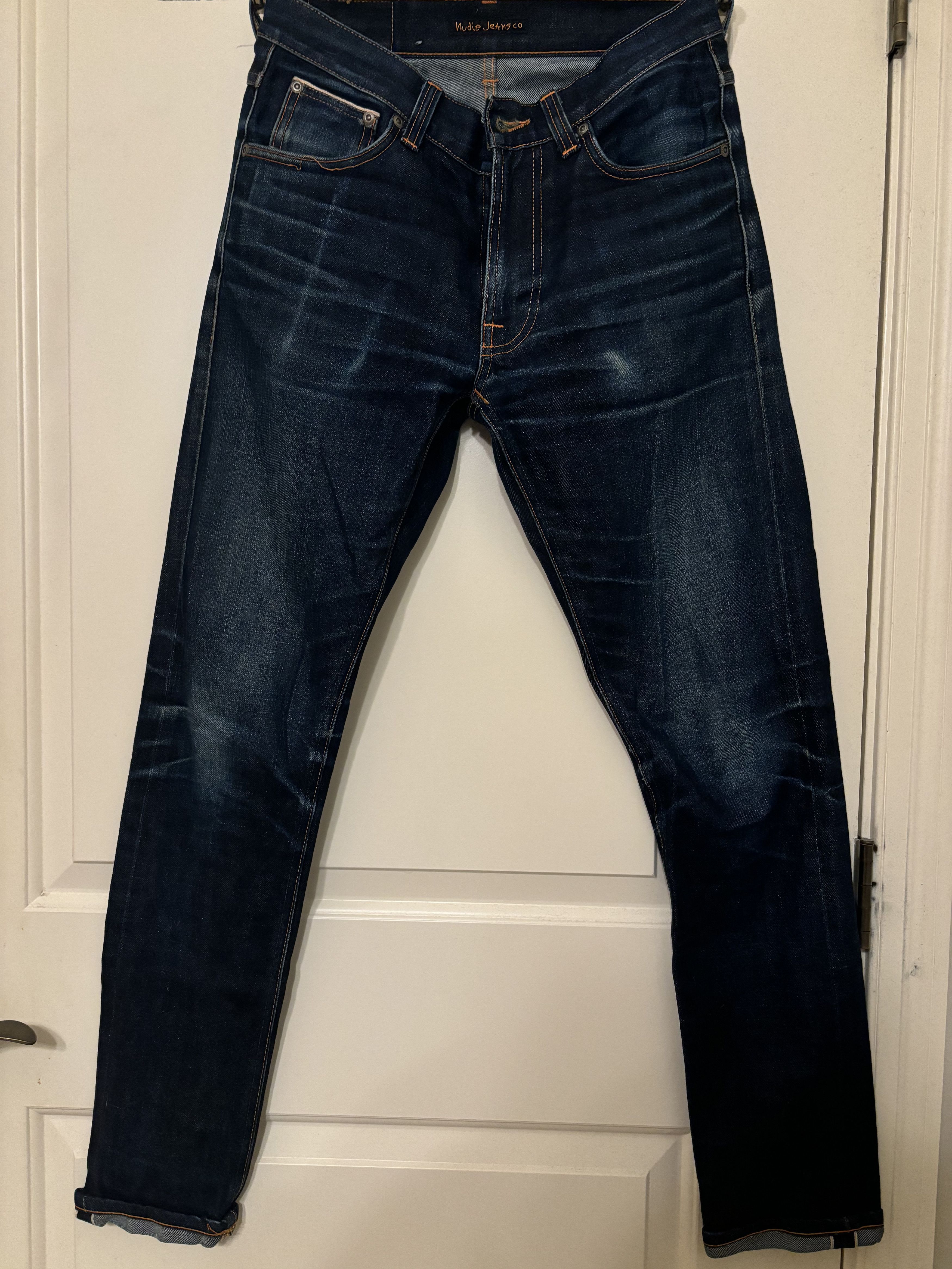 Nudie Jeans Nudie Denim Lean Dean Raw Dry Japan Selvedge Size US 30 / EU 46 - 2 Thumbnail