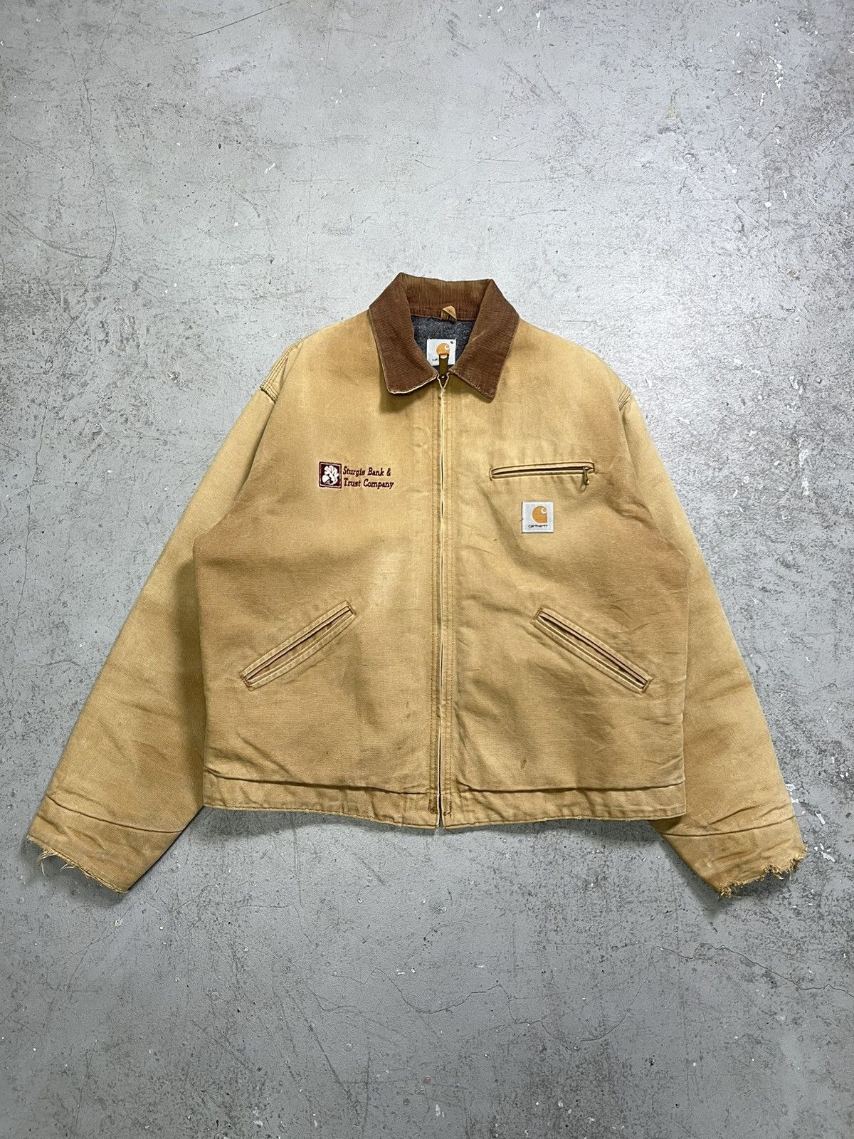 Carhartt × Vintage Vintage Carhartt detroit jacket Size US XL / EU 56 / 4 - 1 Thumbnail