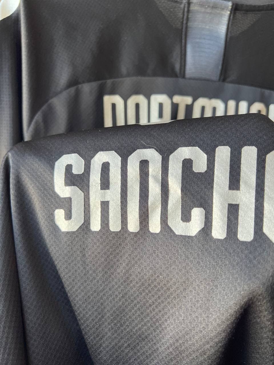 Puma 2019/20 BORUSSIA DORTMUND #7 SANCHO AWAY SOCCER JERSEY SHIRT Size US L / EU 52-54 / 3 - 16 Thumbnail