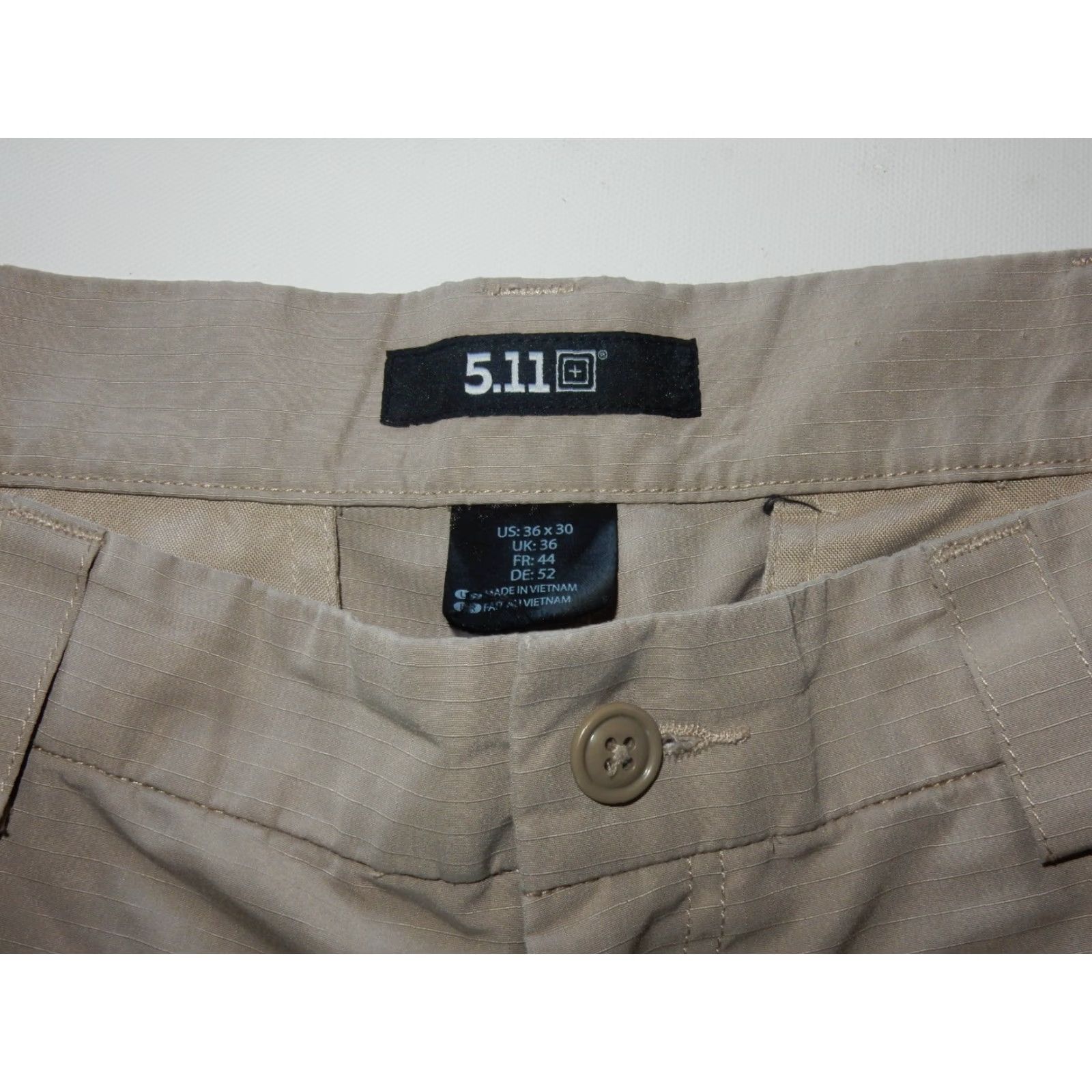 Vintage VINTAGE 5.11 Tactical Men's Pants Khakis Flat Front Big & Tall Size 36x30 Beige Size US 36 / EU 52 - 4 Thumbnail