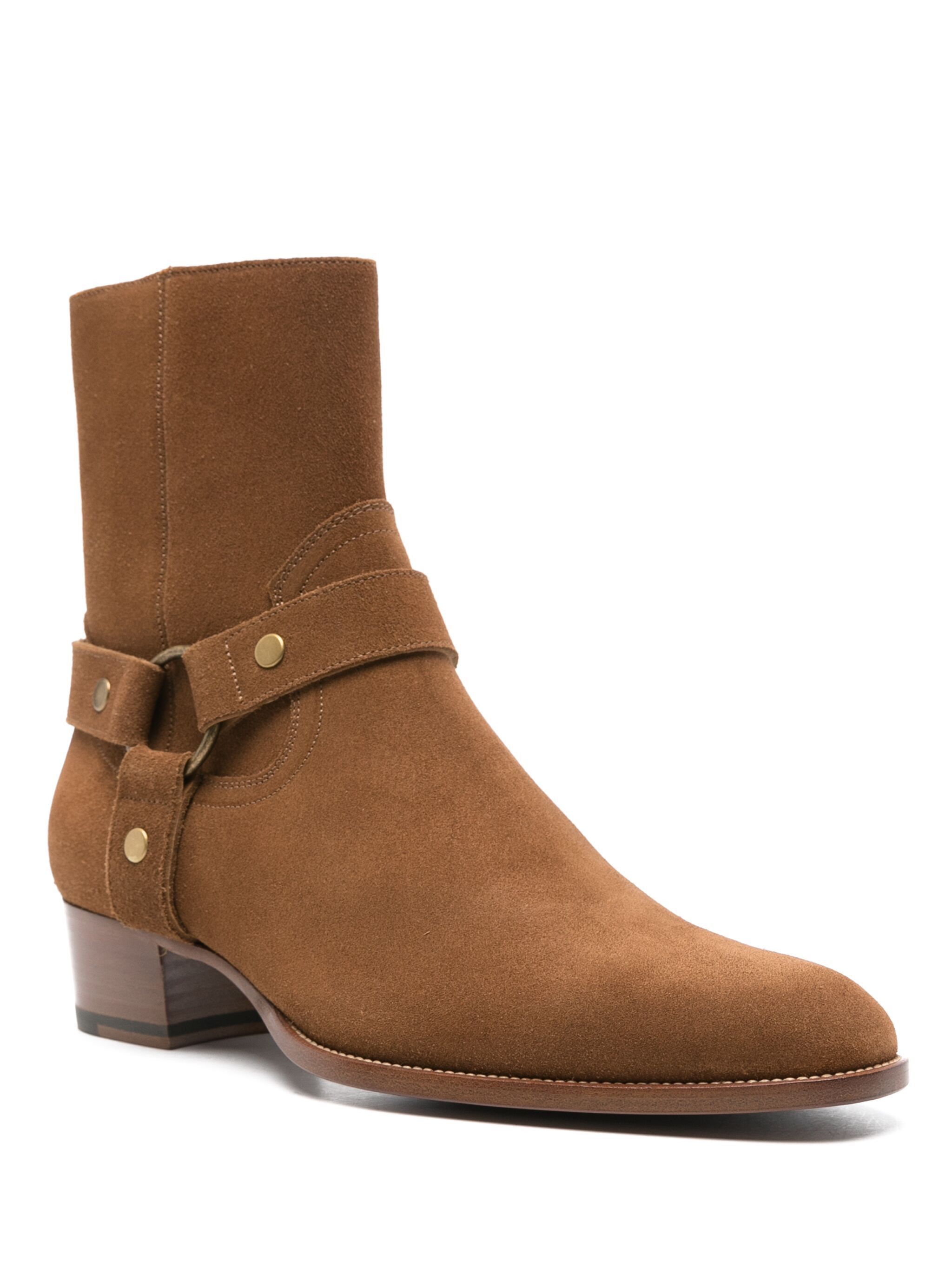 Saint Laurent Paris o1bcso1str0125 Boots in Brown Size US 8.5 / EU 41-42 - 2 Thumbnail