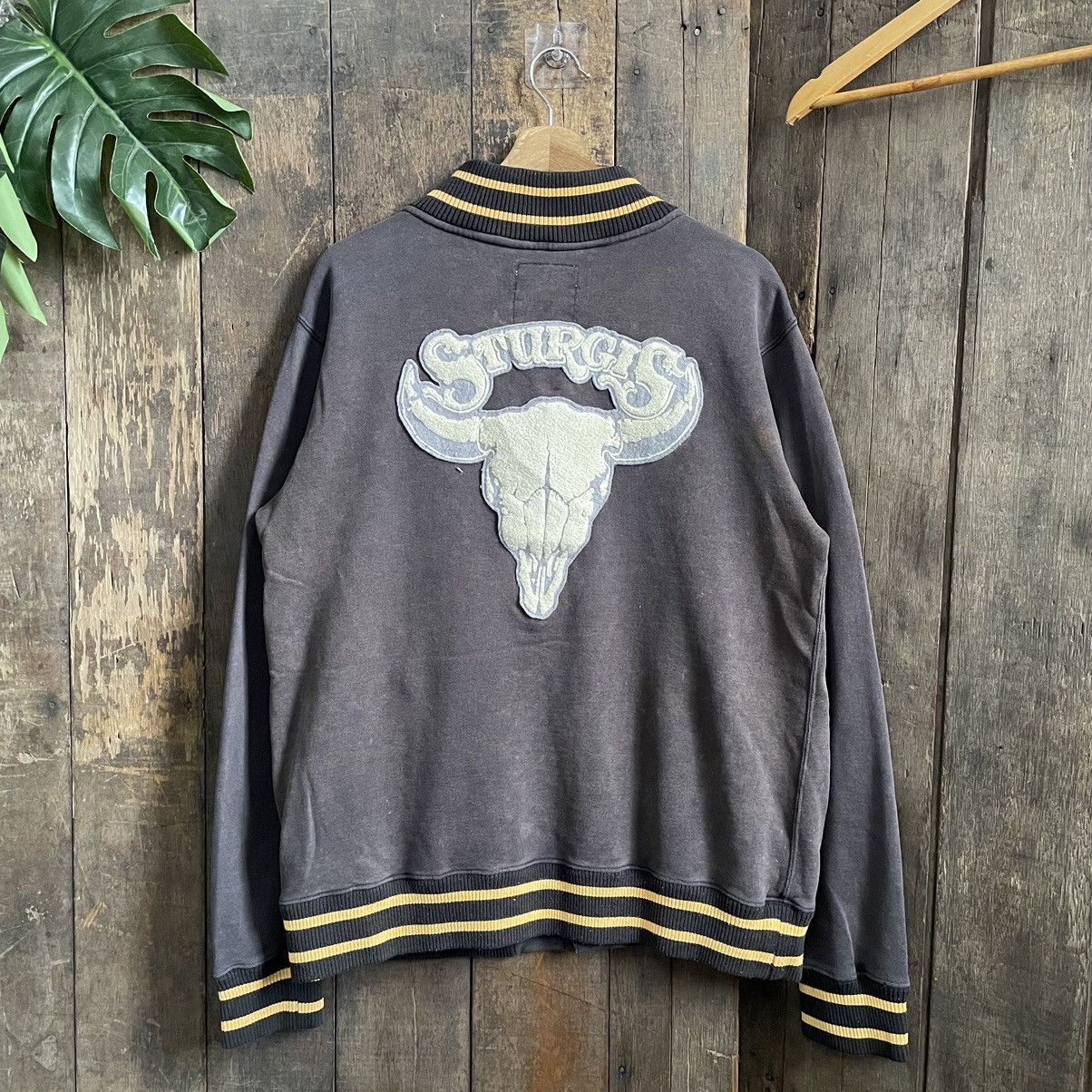 BARNS OUTFITTERS × Vintage Vintage Dakota Motorsports Sturgis Varsity Jacket Size US M / EU 48-50 / 2 - 2 Thumbnail