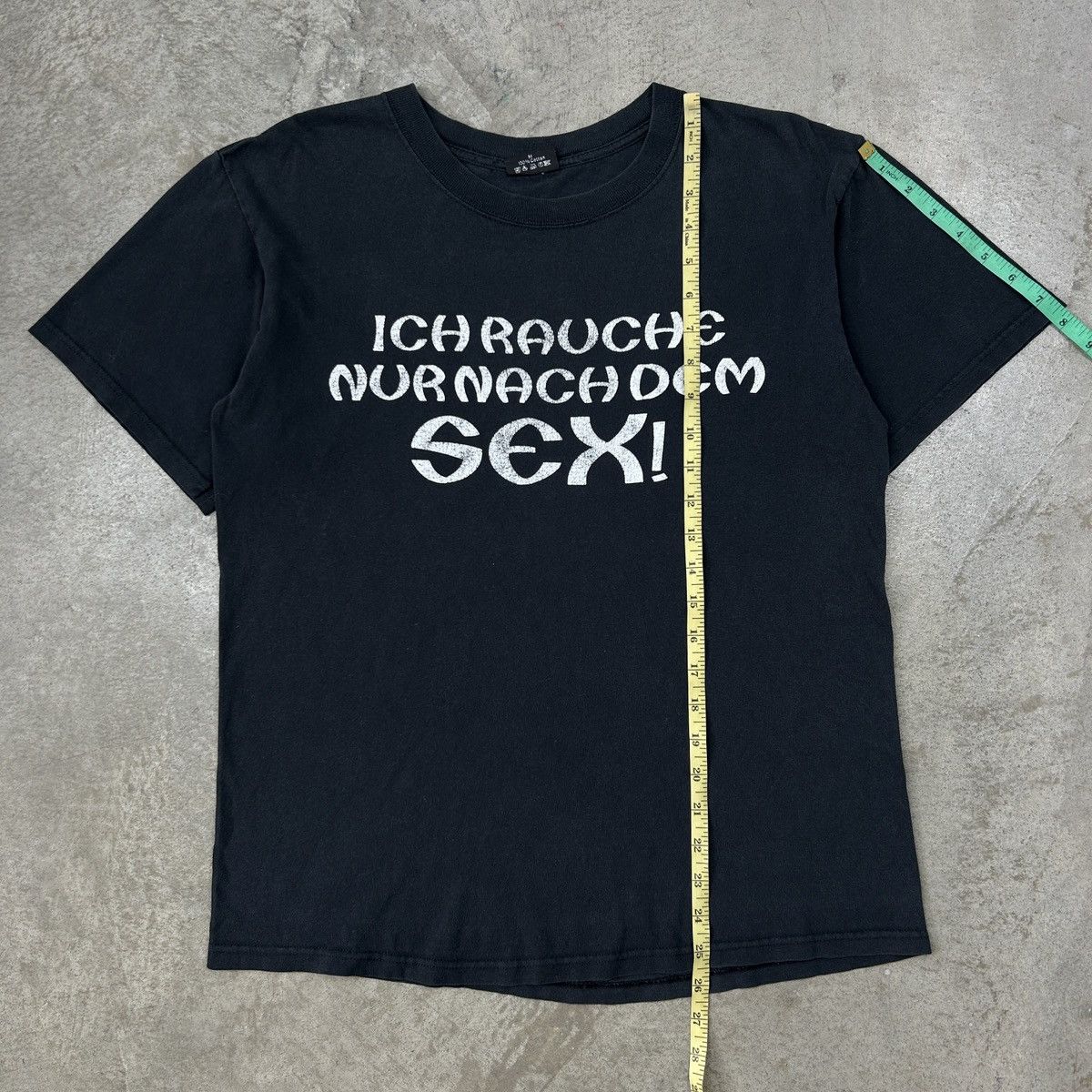 Vintage 1990s German Wording Tee Size US M / EU 48-50 / 2 - 11 Thumbnail