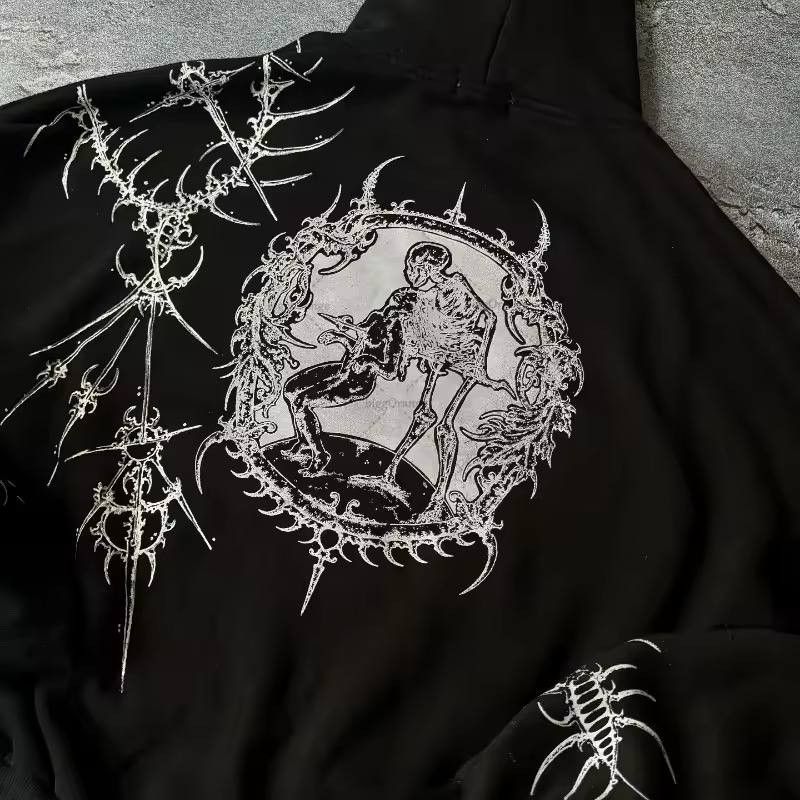 Japanese Brand × Vintage retro hoodie print Size US L / EU 52-54 / 3 - 4 Thumbnail
