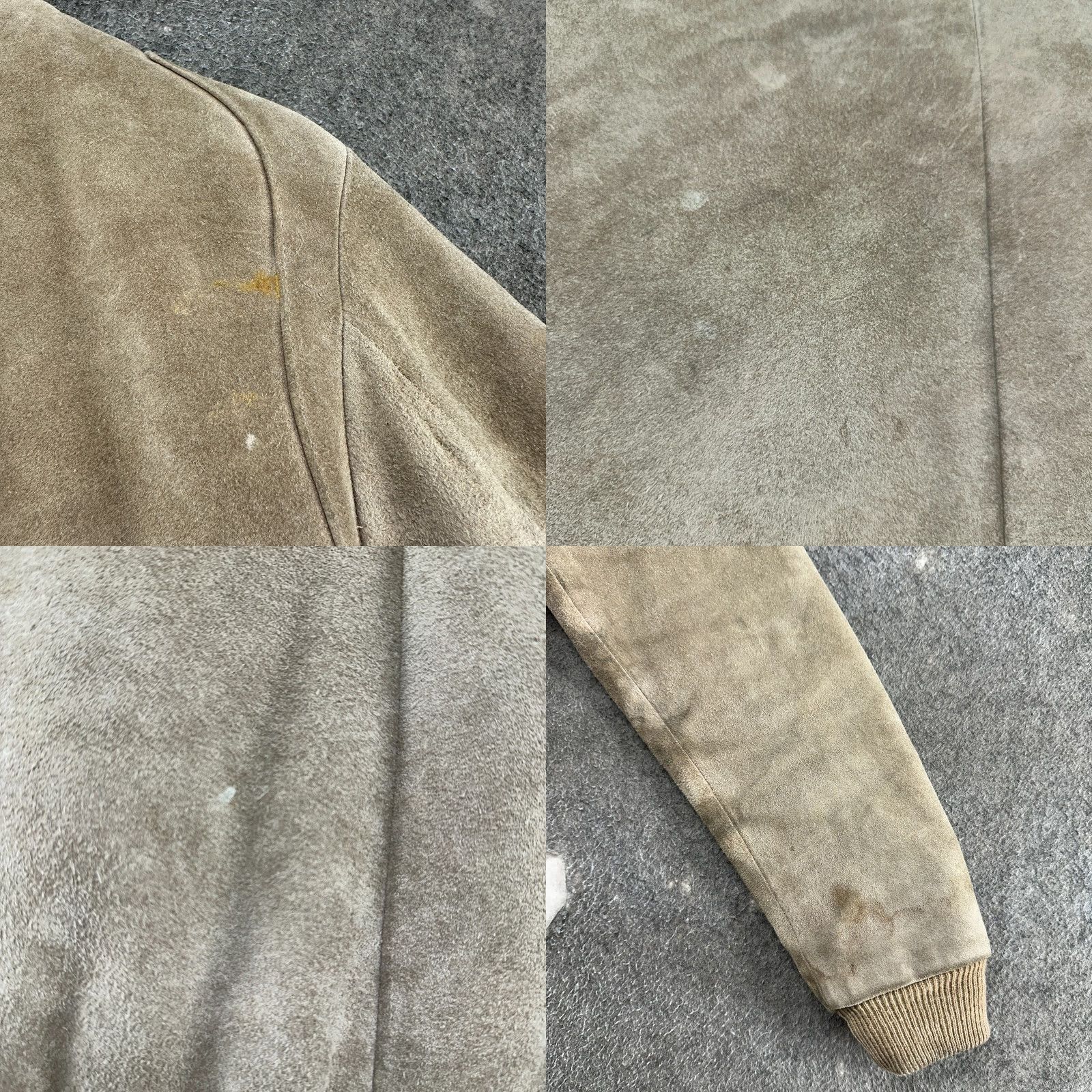 Vintage VINTAGE Geronimo Leather Jacket Mens 42 Brown Suede Genuine Faux Fur Lined 70s Jacket Coat Mid-Length Band Collar Biker Quilted Lined Brown 90s Mens Size US XS / EU 42 / 0 - 8 Thumbnail