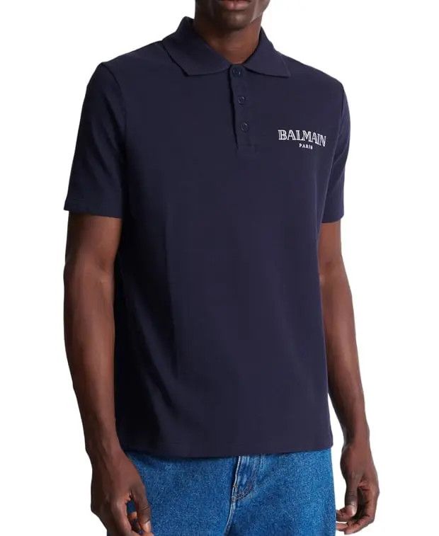 Balmain o1loc1c1125 Polos in Black Size US L / EU 52-54 / 3 - 2 Thumbnail