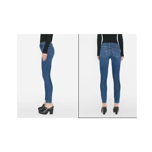 Frame FRAME Le High Skinny Jeans in Dublin Wash, Size 26 Size 26" / US 2 / IT 38 - 2 Thumbnail