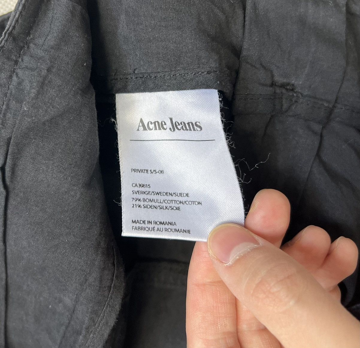 Acne Studios Skirt Acne Jeans black y2k Size S / US 4 / IT 40 - 5 Thumbnail