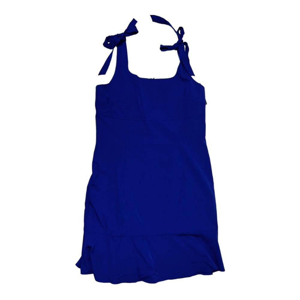 Designer Julia Jordan l NWT Tie Ruffle Hem Dress Size 16 Size XXL / US 16-18 / IT 52-54 - 2 Thumbnail