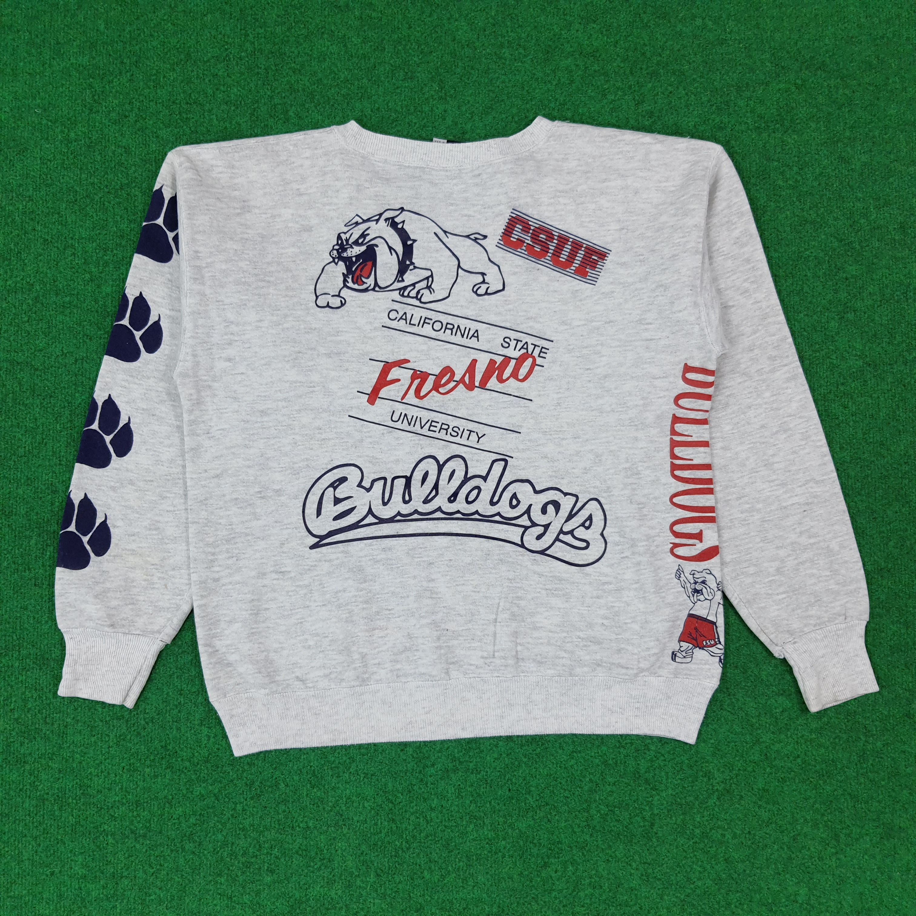 Lee Vintage 90s Fresno State Bulldogs NFL Team Sweatshirt C271N2 Size US M / EU 48-50 / 2 - 3 Thumbnail