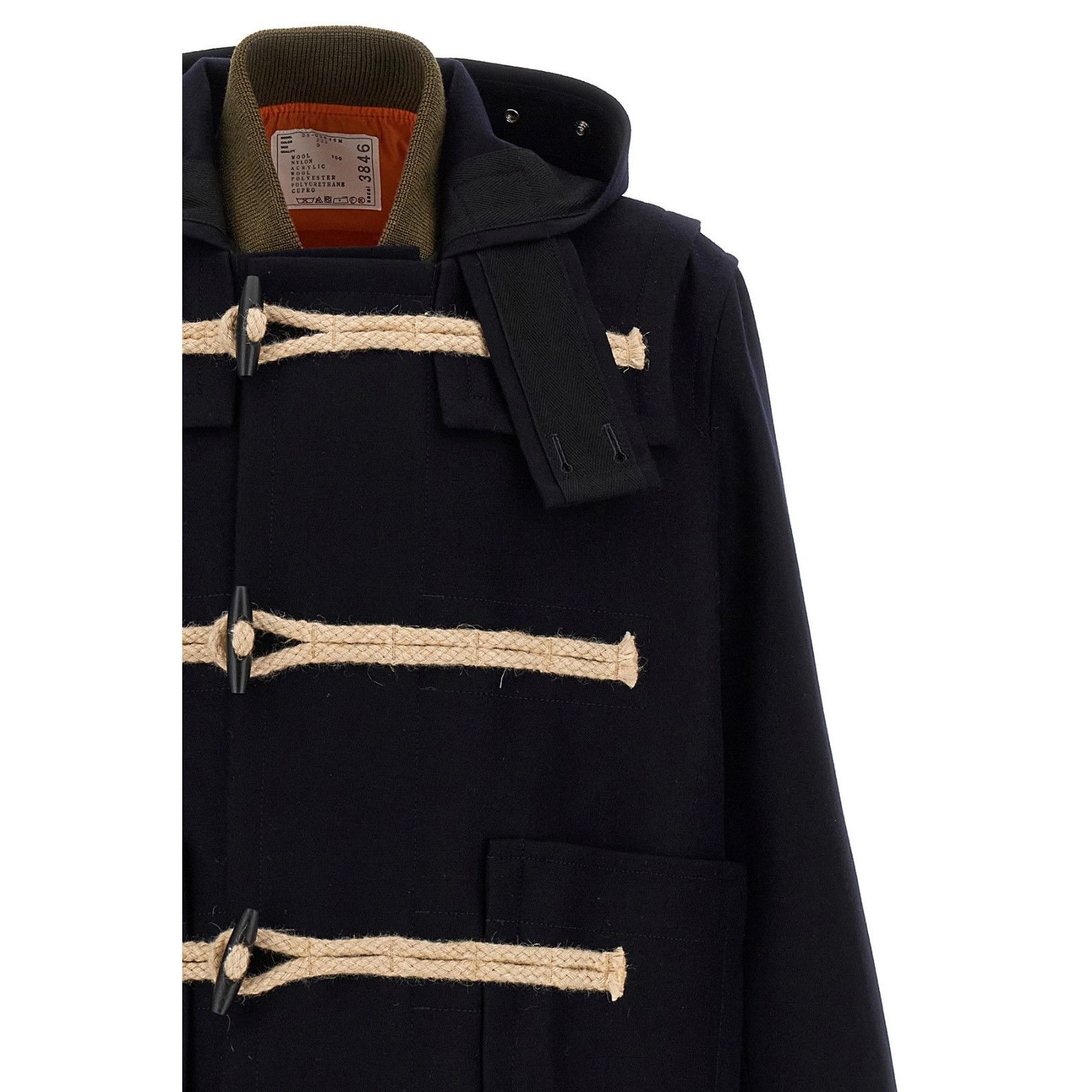 Sacai SACAI Wool Coat New & Authentic (Men's size:L;) Size US L / EU 52-54 / 3 - 2 Thumbnail