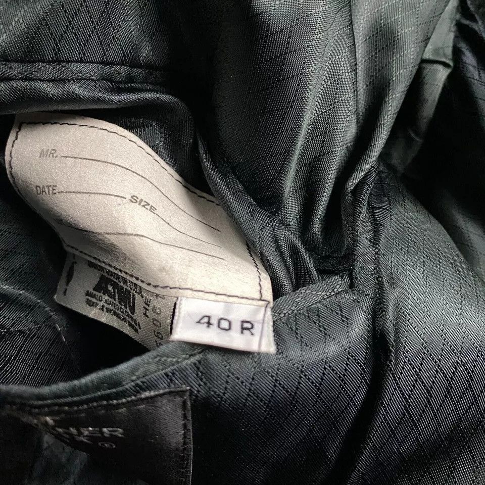Hart Schaffner Marx Hart Schaffner & Marx Blazer Men's 40R Striped Pure Virgin Size 40R - 8 Thumbnail