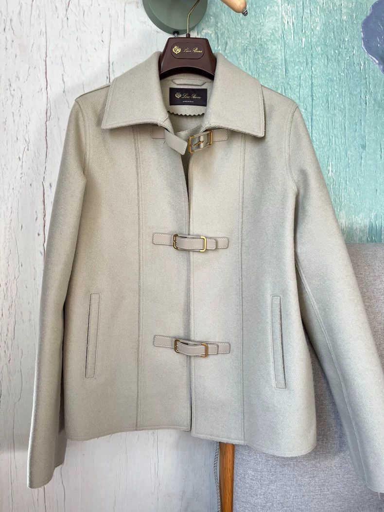 Loro Piana LORO PIANA Velvet coat with snap fasteners Size XS / US 0-2 / IT 36-38 - 4 Thumbnail