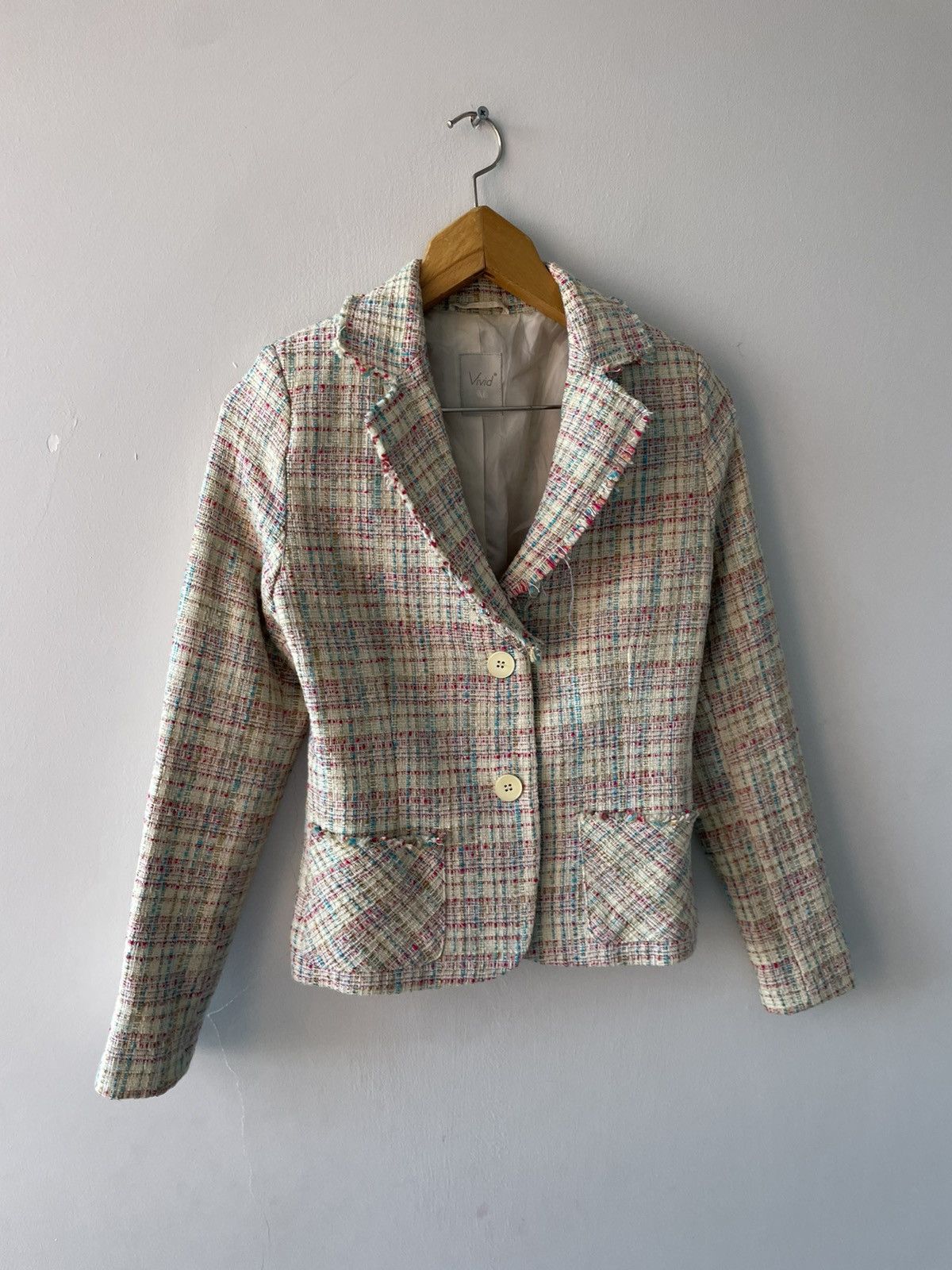 Vintage Vivid blazer Size S / US 4 / IT 40 - 6 Thumbnail