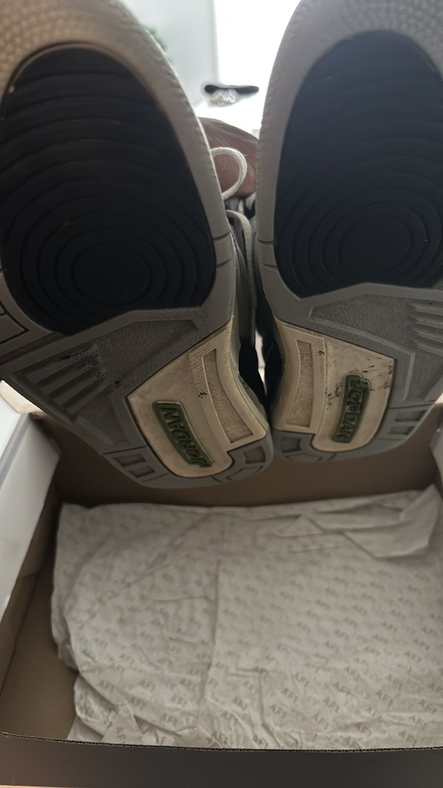 Jordan Brand Air Jordan retro 3 chlorophyll size 9.5 Size US 9.5 / EU 42-43 - 4 Thumbnail