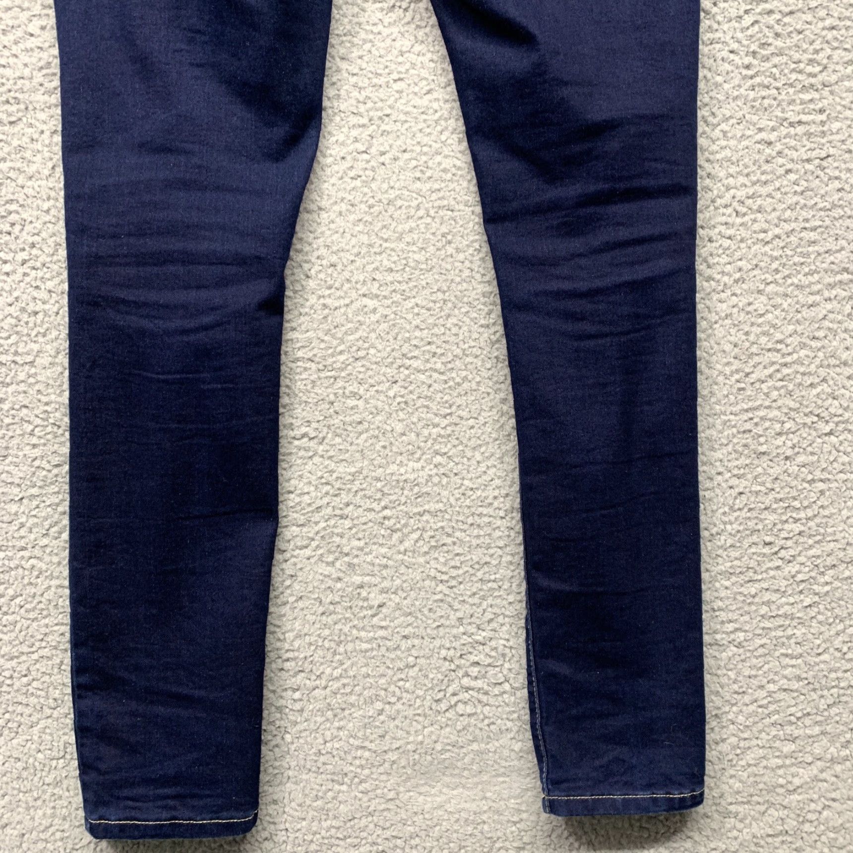 Vintage NY Jeans NY Trends-4 Jeans Women’s Size 8 Distressed Dark Blue Stretch Easy Care 5-Pocket Jeans Womens Size 30" / US 8 / IT 44 - 6 Thumbnail