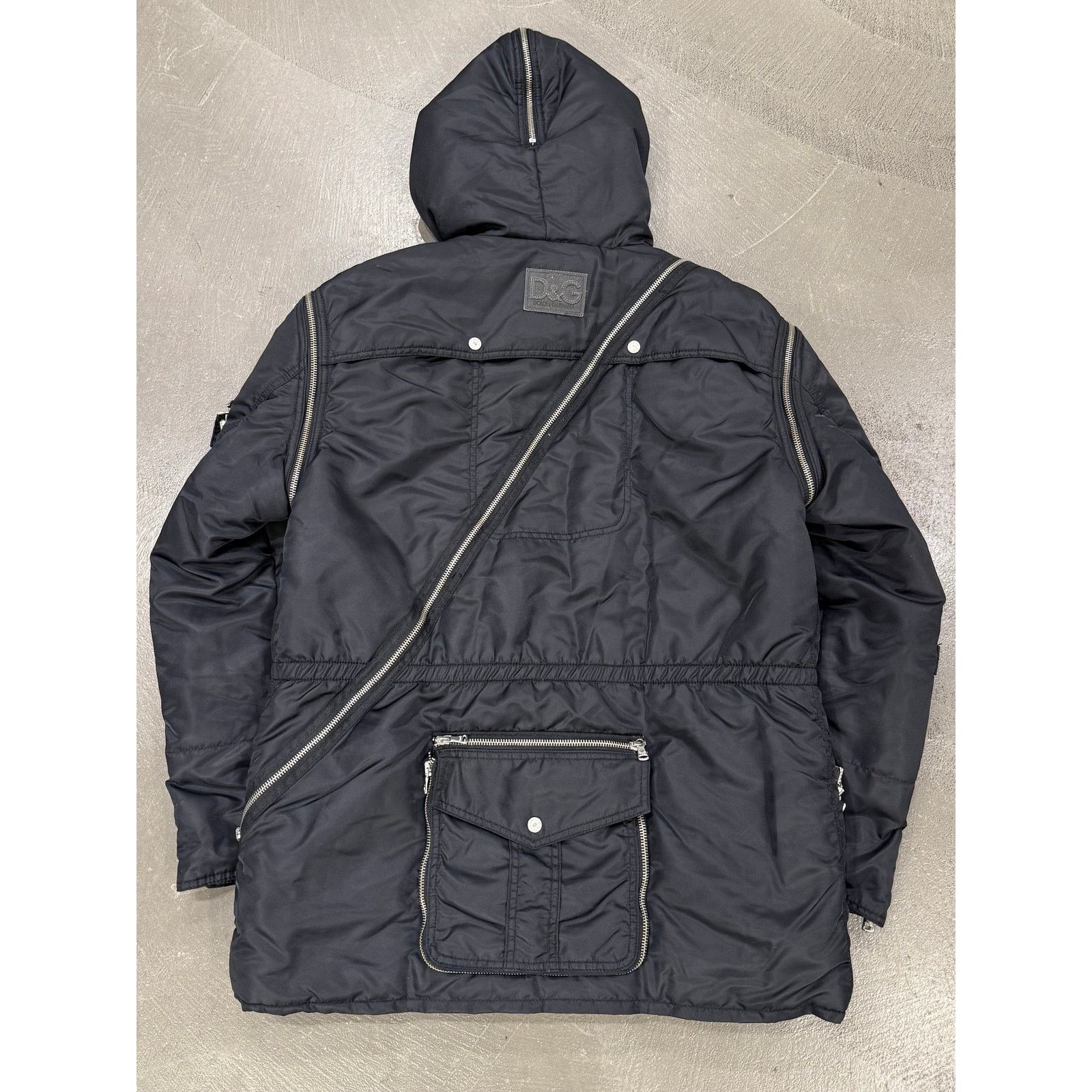 Dolce & Gabbana A/W2003 Dolce & Gabbana multi-zipper tornado cargo jacket Size US M / EU 48-50 / 2 - 2 Thumbnail