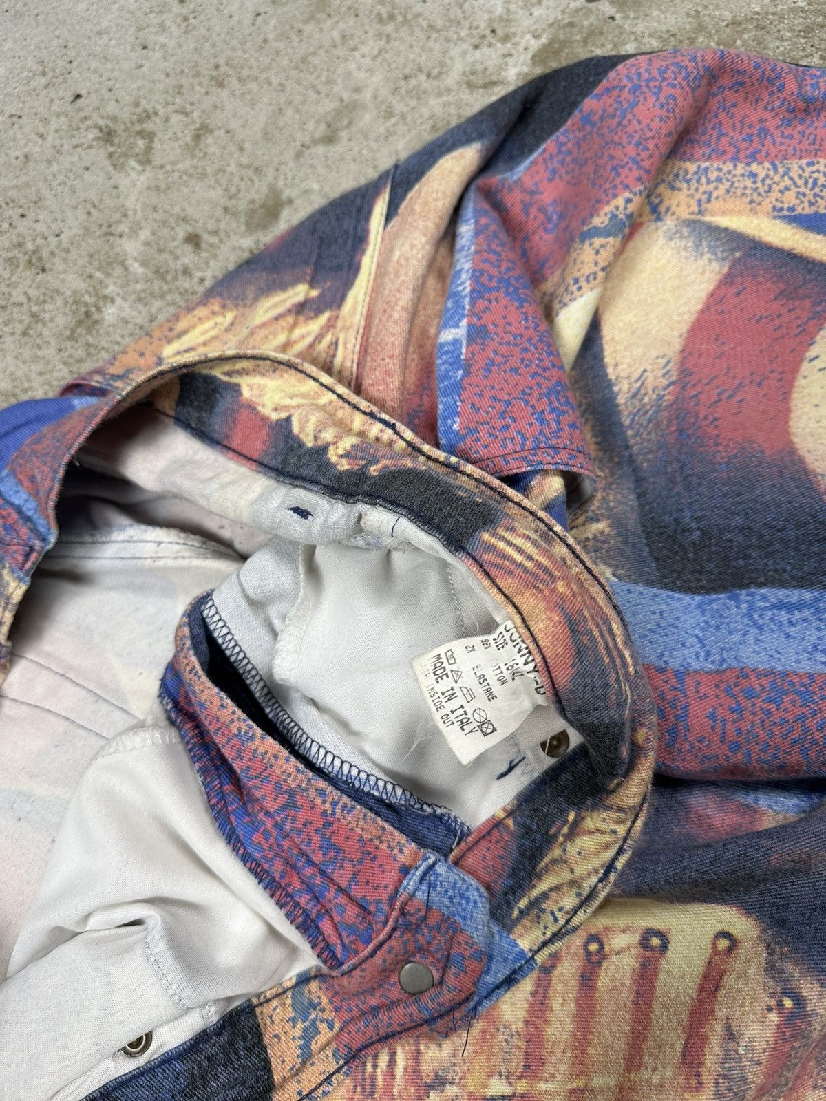 Japanese Brand × Vintage Vintage 90s American Flag Girl Print US Pants Rare Size US 30 / EU 46 - 10 Thumbnail