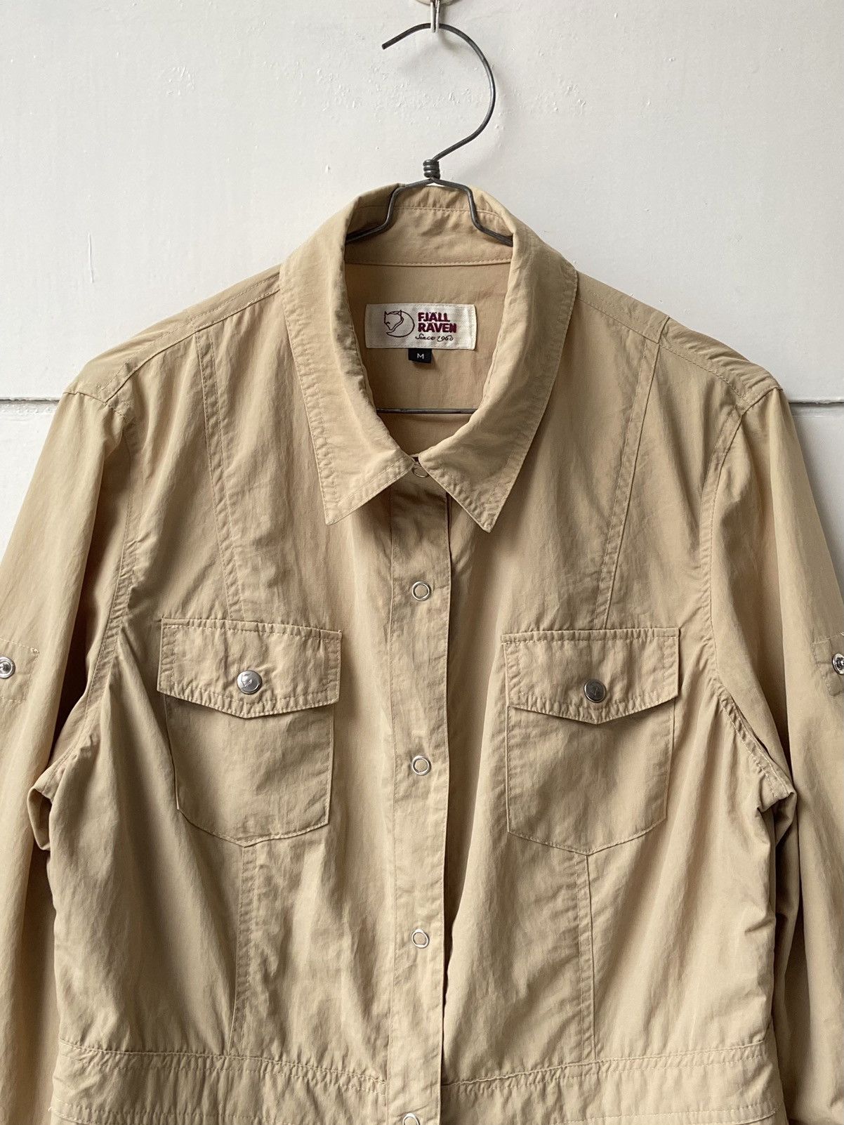 Fjallraven × Japanese Brand × Vintage FJALL RAVEN Brown Shirt Size US S / EU 44-46 / 1 - 3 Thumbnail