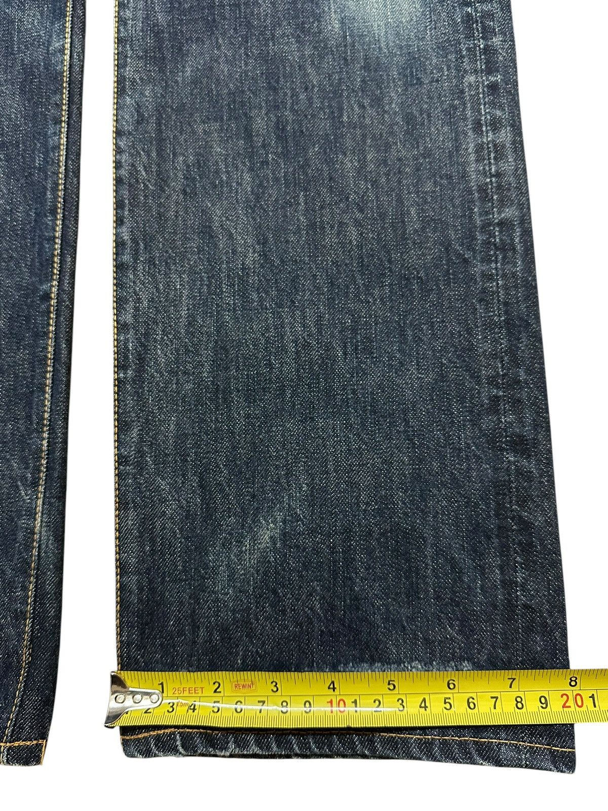 45rpm Vintage Japanese 45rpm Blue Faded Wash Style Loose Jeans Size US 30 / EU 46 - 17 Thumbnail