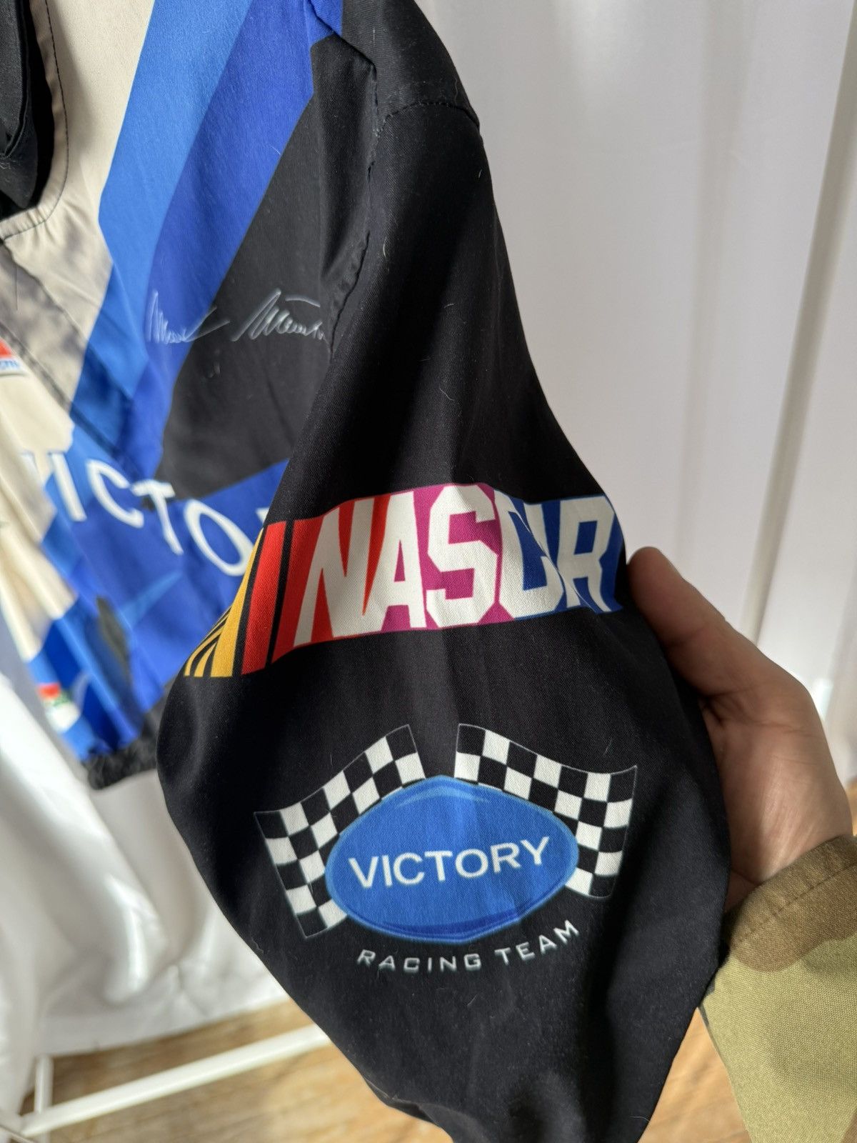 Ford Vintage 90s Ford Victory Team Nascar Jacket Sz L/XL Size US L / EU 52-54 / 3 - 4 Thumbnail