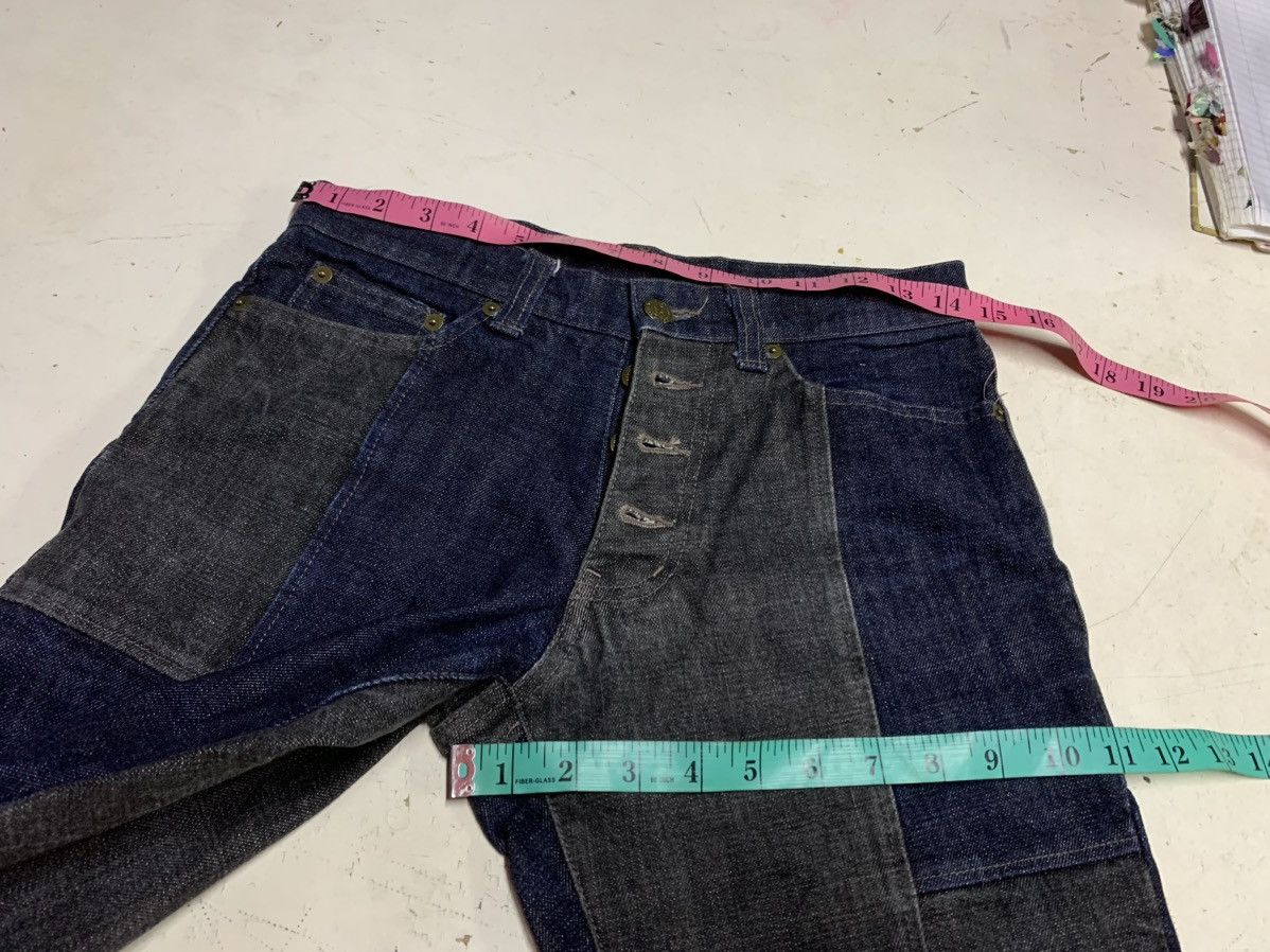 Tornado Mart Tornado mart patchwork jeans Size 29" - 17 Thumbnail