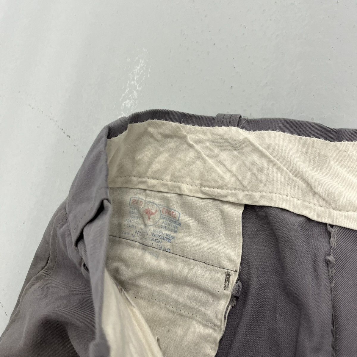 Other Vintage 60s Red Camel Grey Paint Workwear Chinos 36x28 Size US 36 / EU 52 - 5 Thumbnail