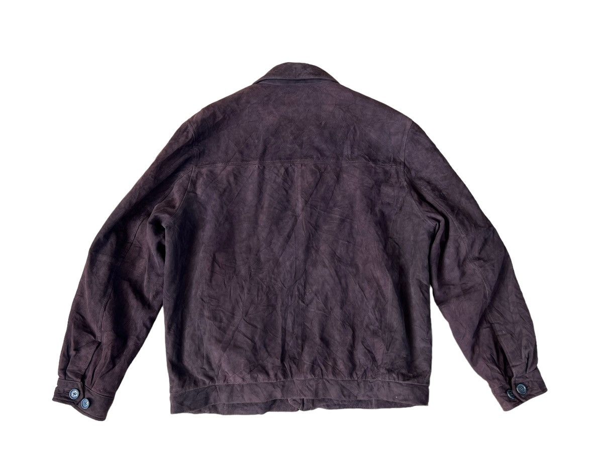 Brooks Brothers Vintage Brooks Brothers Dark Brown Suede Leather Jacket Size US M / EU 48-50 / 2 - 2 Thumbnail